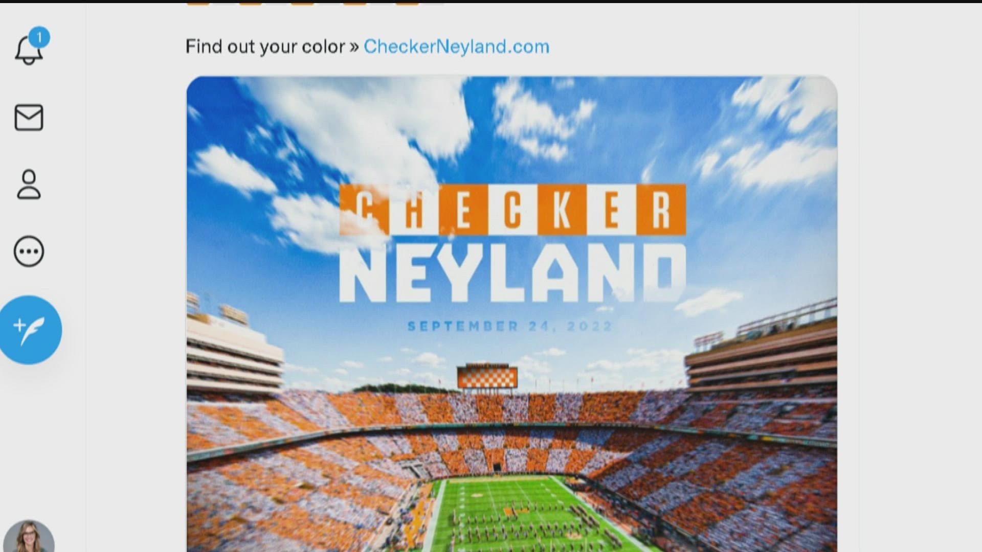 Fans are asked to either dress up in orange or white depending on their seats to give us that signature checkerboard pattern we all love!