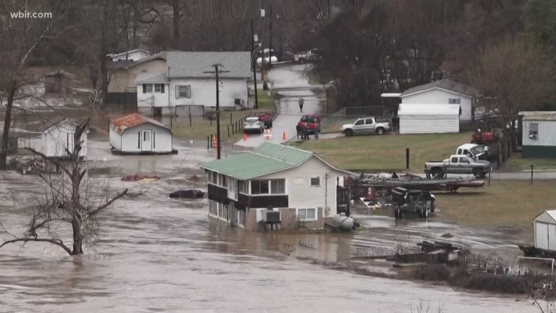 Flooding begins to recede following watercovered roads, rescues, and