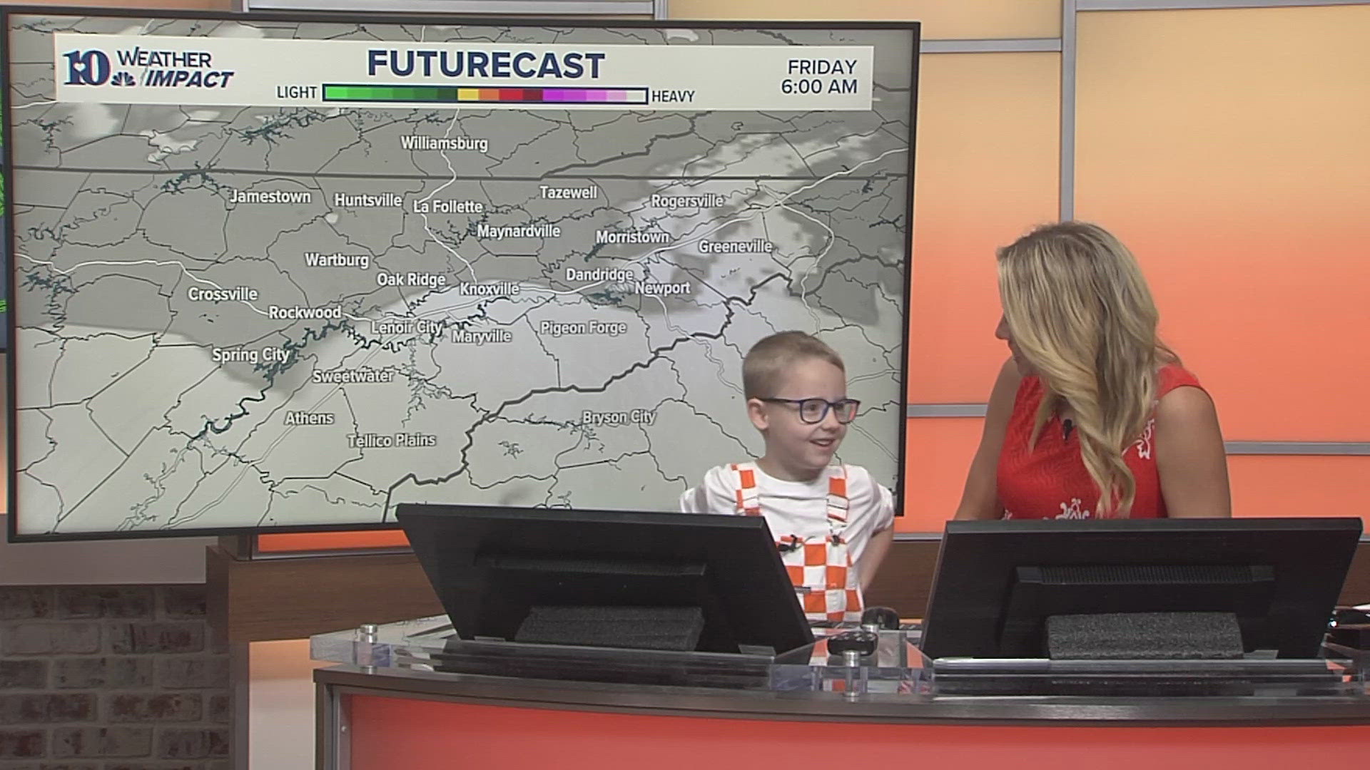 Eli wants to be a meteorologist when he grows up!