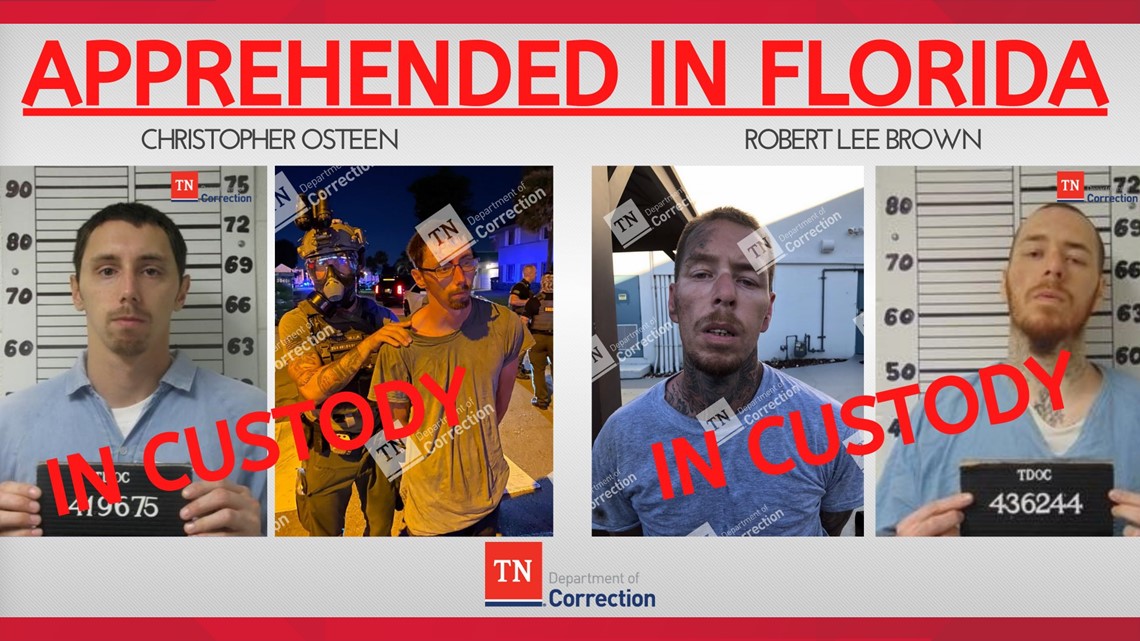 Escaped Tennessee Inmates Captured In Florida | Wbir.com