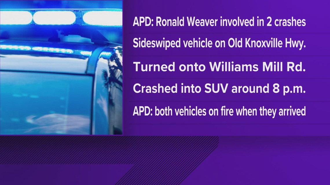 APD: One man dead, another charged with vehicular homicide after fiery ...