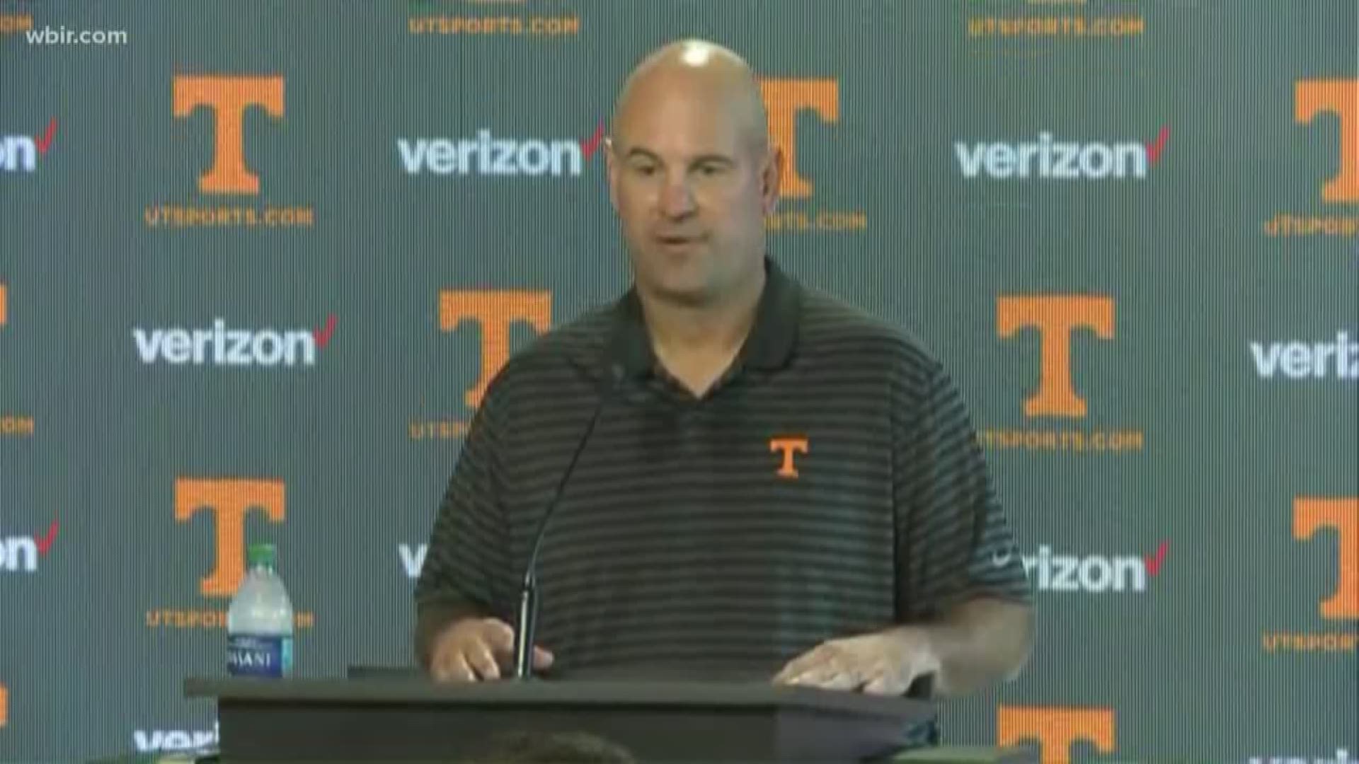 Coach Pruitt is talking to the media about what's ahead for the Vols.