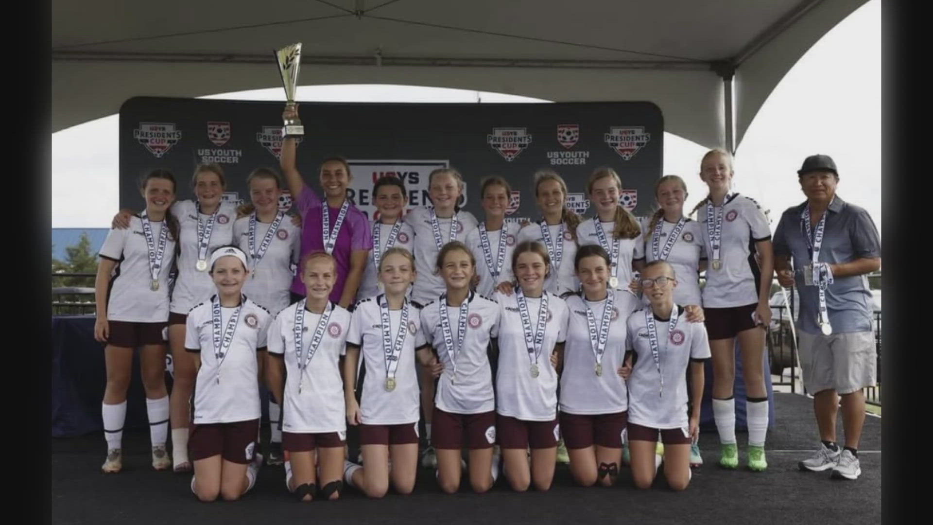 The U13 Lady Mustangs won the club's first-ever regional cup last week. Now, they have a shot at competing at the highest level of competition in their age category.