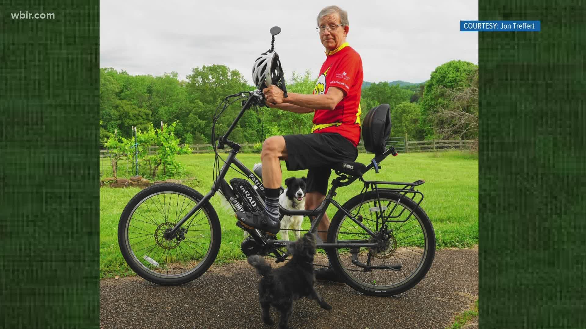 The scale said 270 pounds and Jon Treffert knew he had to lose weight. An e-bike gave him confidence to ease into exercising.