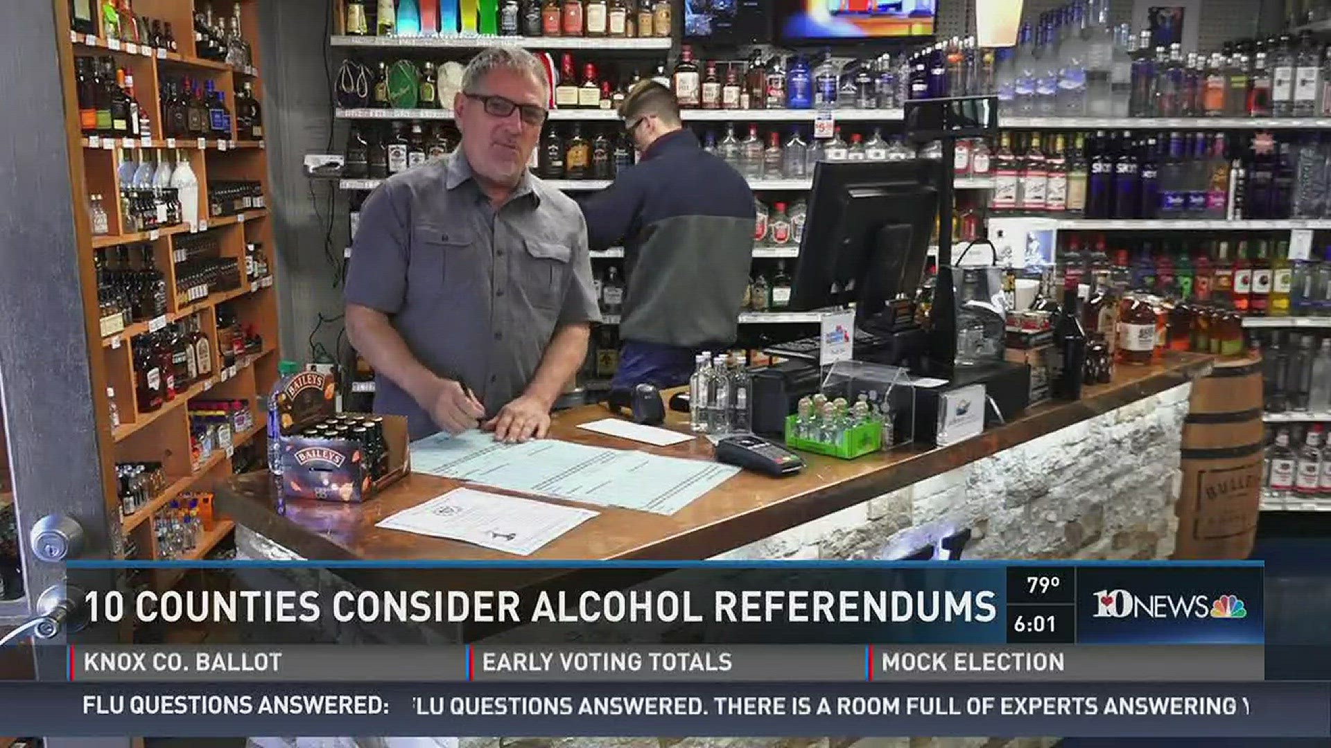 Oct. 28, 2016: 10 counties in East Tennessee have alcohol-related referendums on the November ballot.