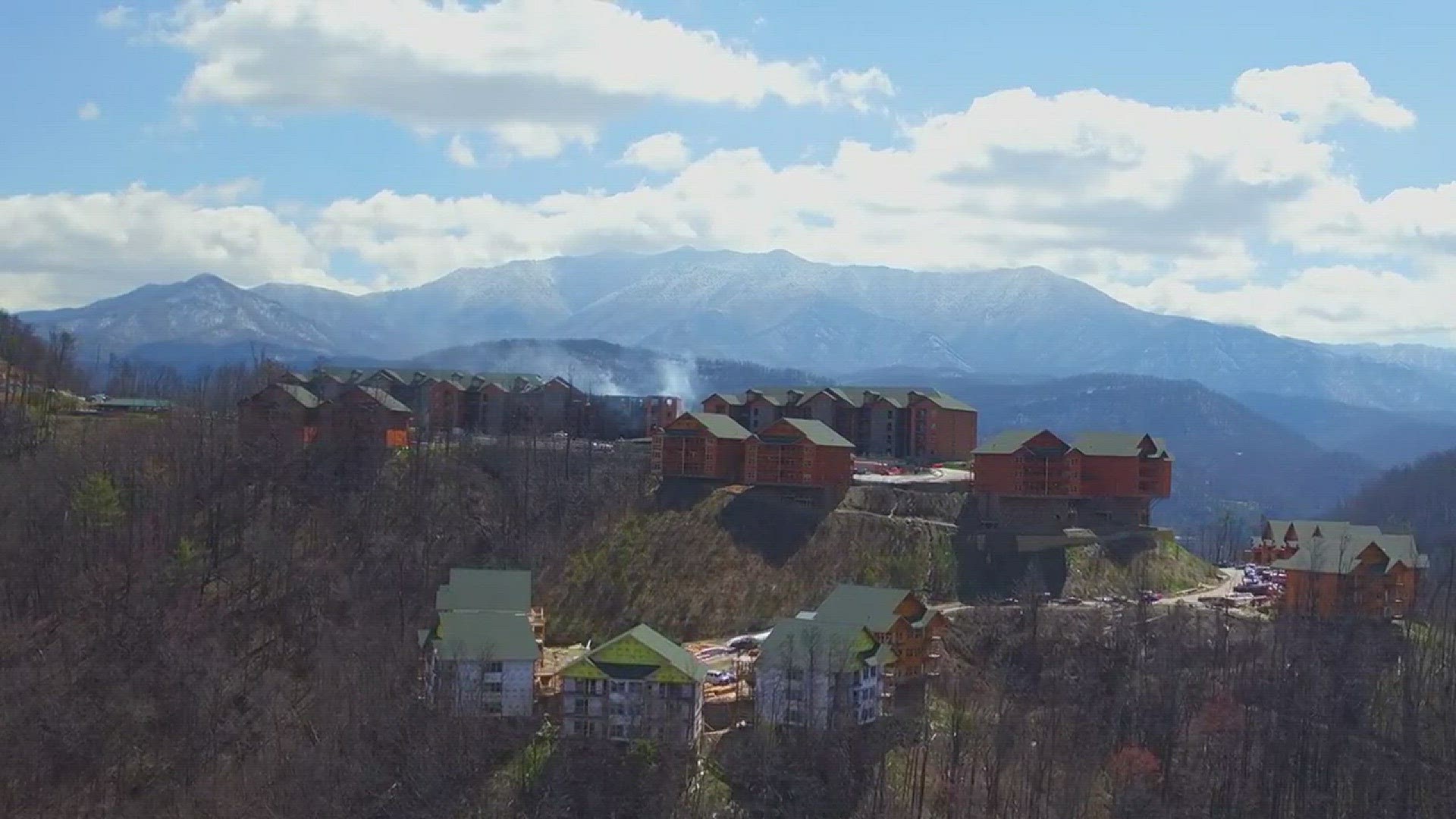Most of the resort was destroyed during the 2016 Gatlinburg wildfires, but they are rebuilding. Now, another fire has destroyed one of the buildings under construction