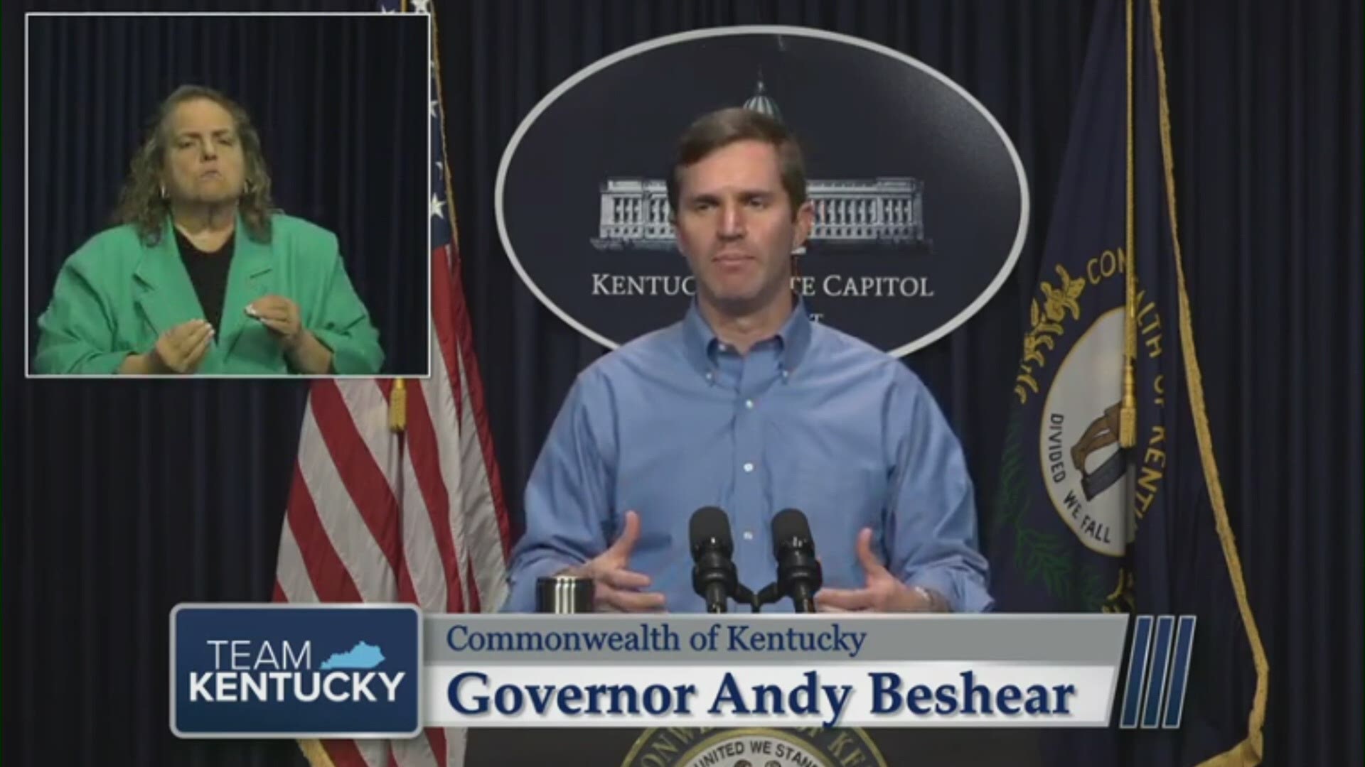 Beshear said traveling to these states that may not have the same restrictions or orders in place as Kentucky could endanger many lives amid the COVID-19 pandemic.