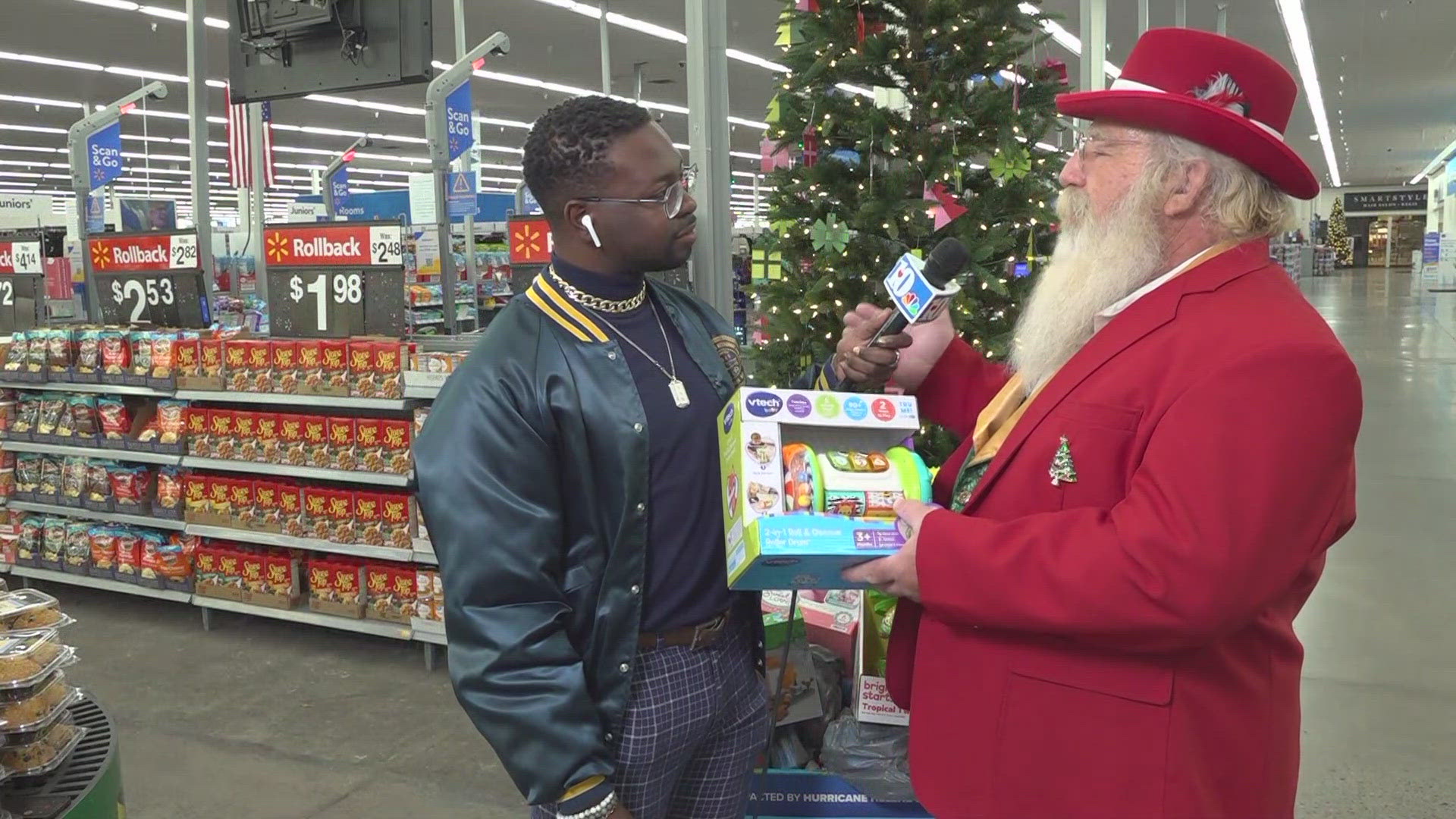 Santa is encouraging you to donate toys to the Hope for the Holidays Toy Drive!