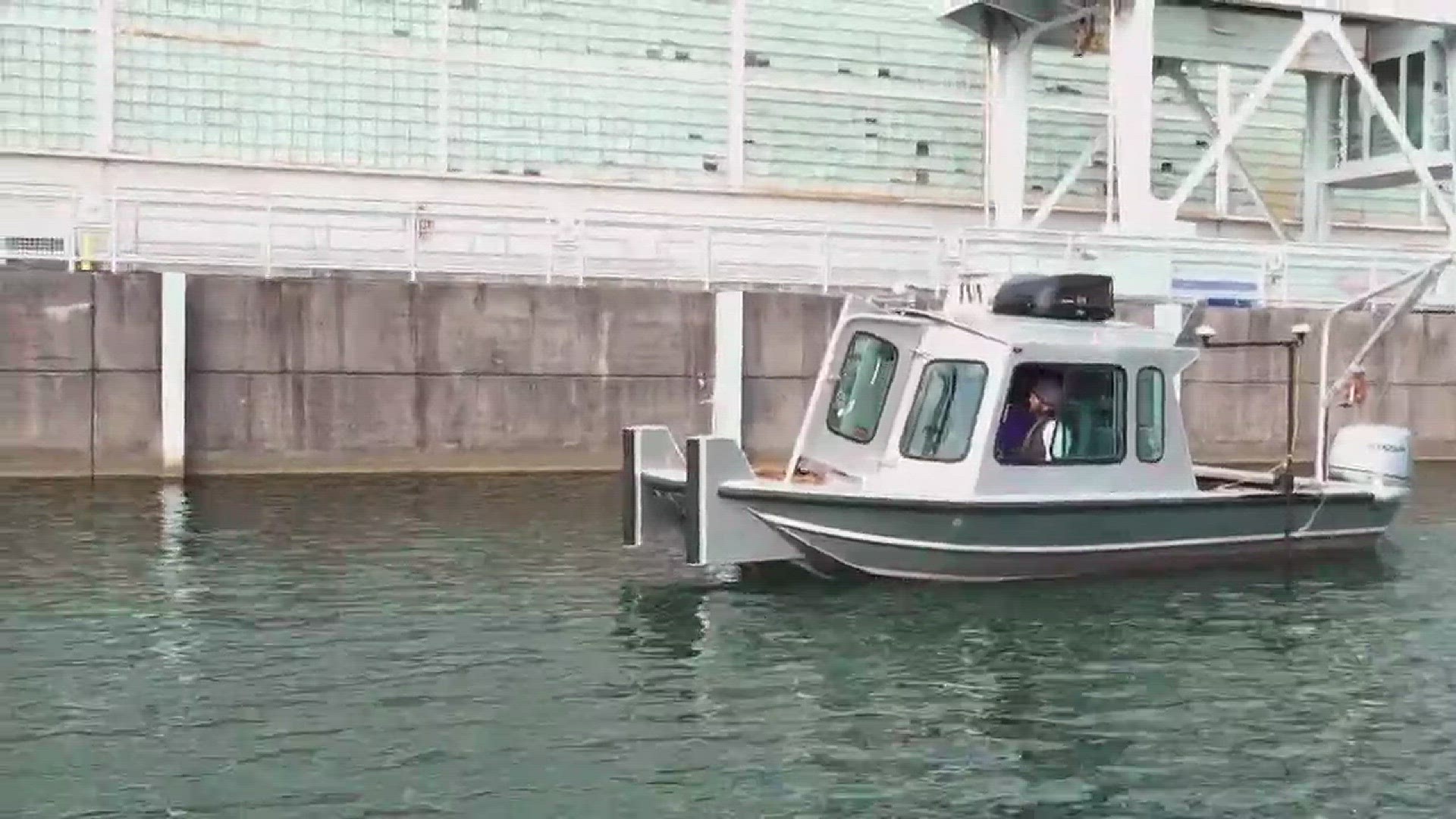 TVA is using new technology to better inspect its many dams. It's called side-scan sonar. The unit can be mounted on a boat to see below the water line.