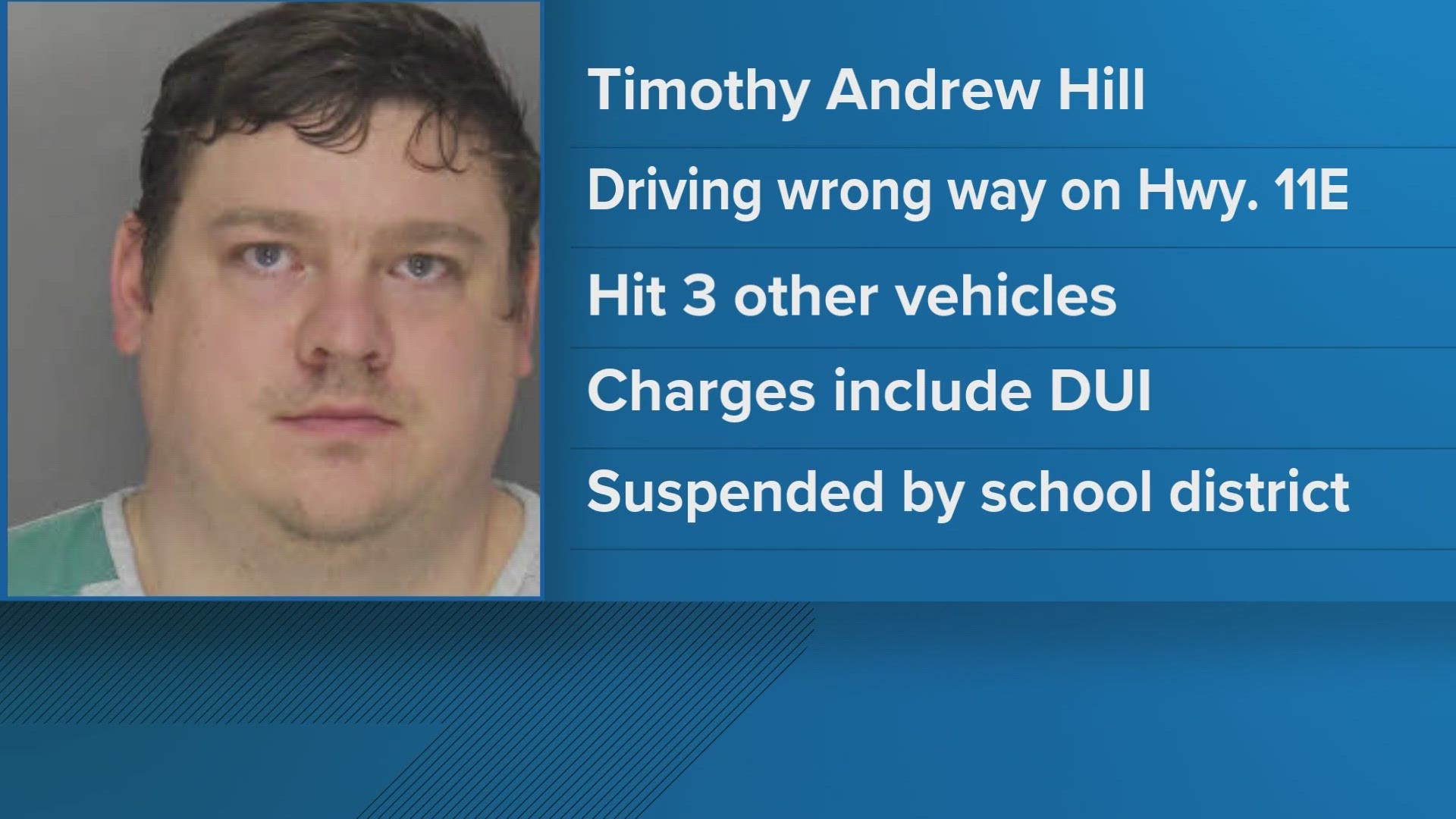 A responding officer said in a Jefferson City Police Department report that they could "immediately smell alcohol coming from [Hill] and he was not coherent."