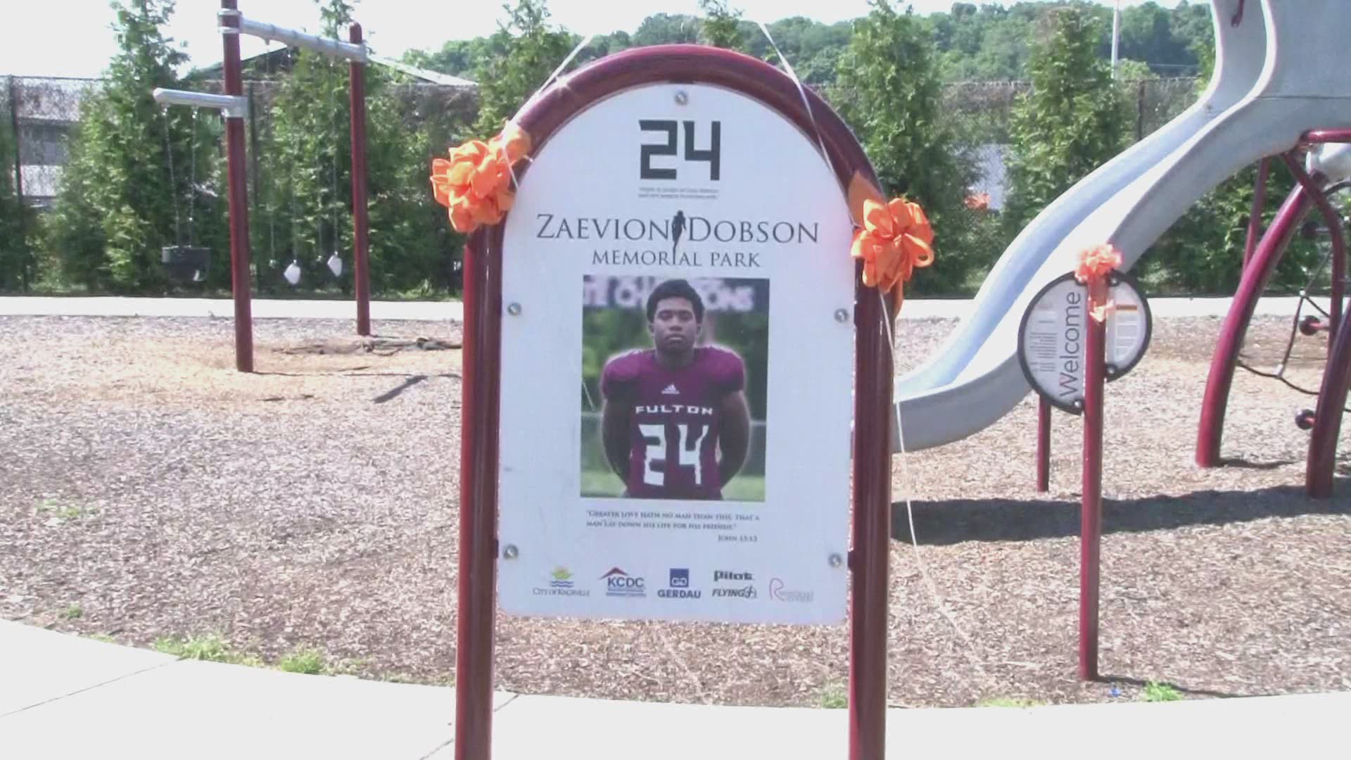 On Saturday, volunteers gathered in Zaevion Dobson Memorial Park to clean up in memory of the teen lost to gun violence in 2015.