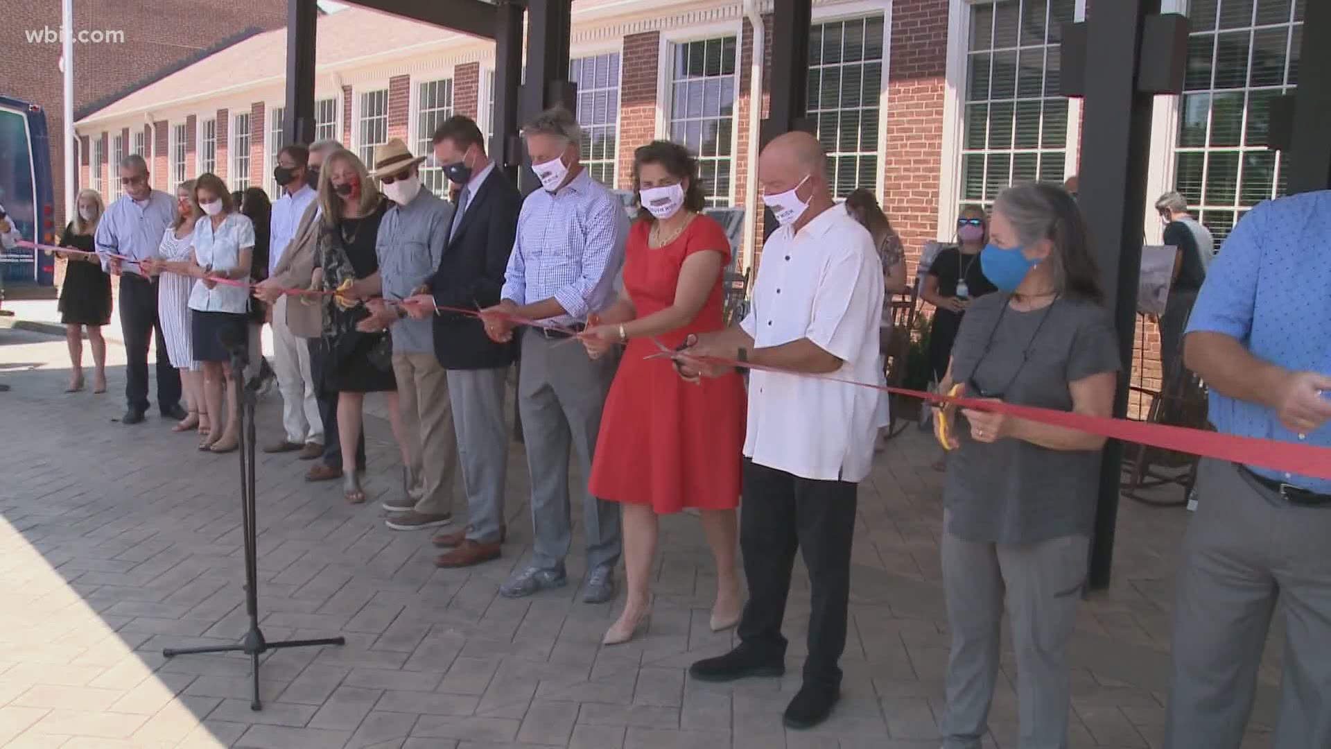 Developers transformed the the former high school on East Moody Avenue into a new home and memory care unit.