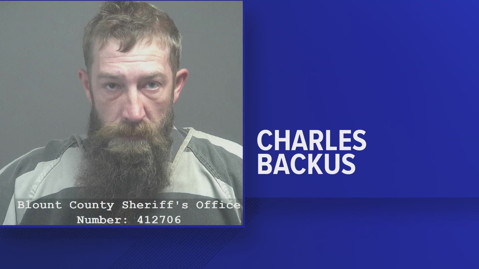 Deputies said the woman told them that Charles Backus, 41, drove to her home and tried to get items from an attic in the garage.