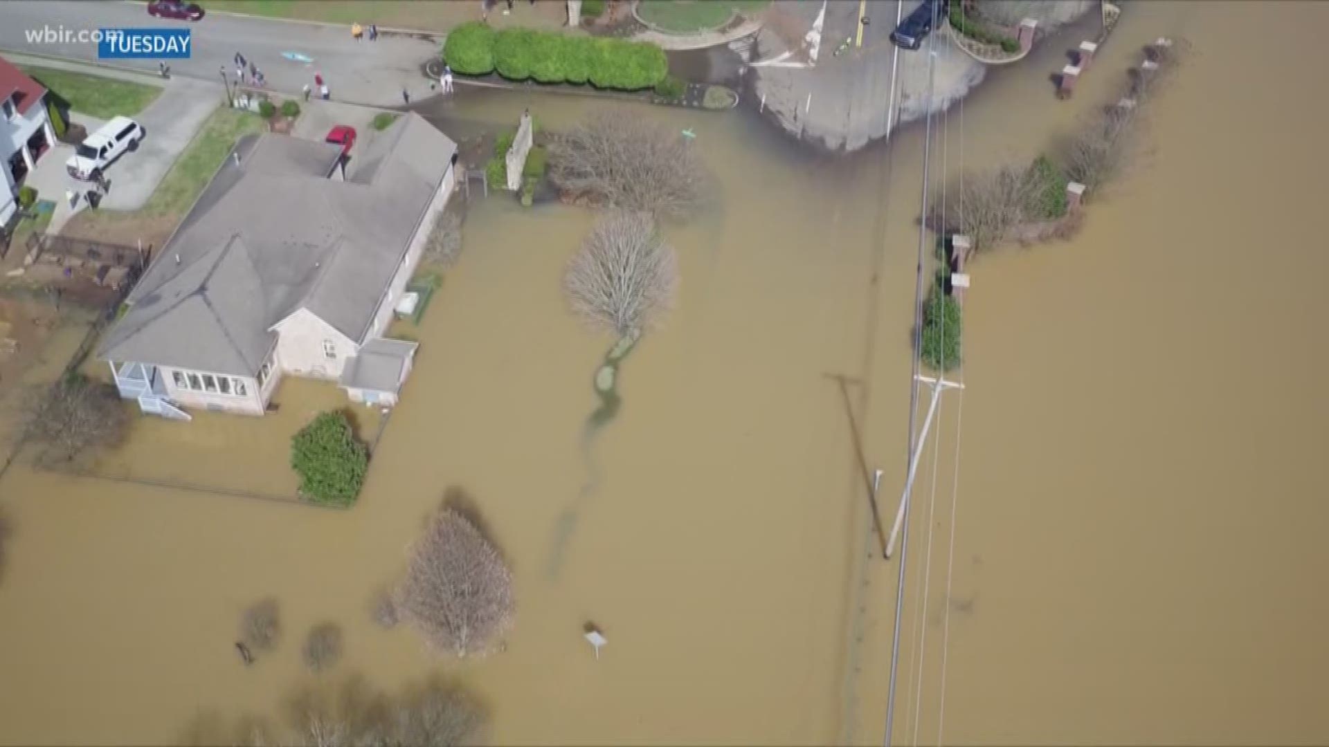 At one point--neighbors say about 80 families were trapped in the neighborhood near Northshore and Ebenezer for days after the heavy rain on Saturday.