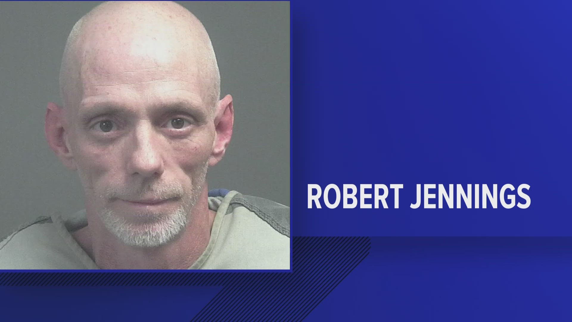 The Blount County Sheriff's Office said Robert Wayne Jennings, 49, cut off his ankle monitor and threw it in a ditch on Lee Lambert Road.