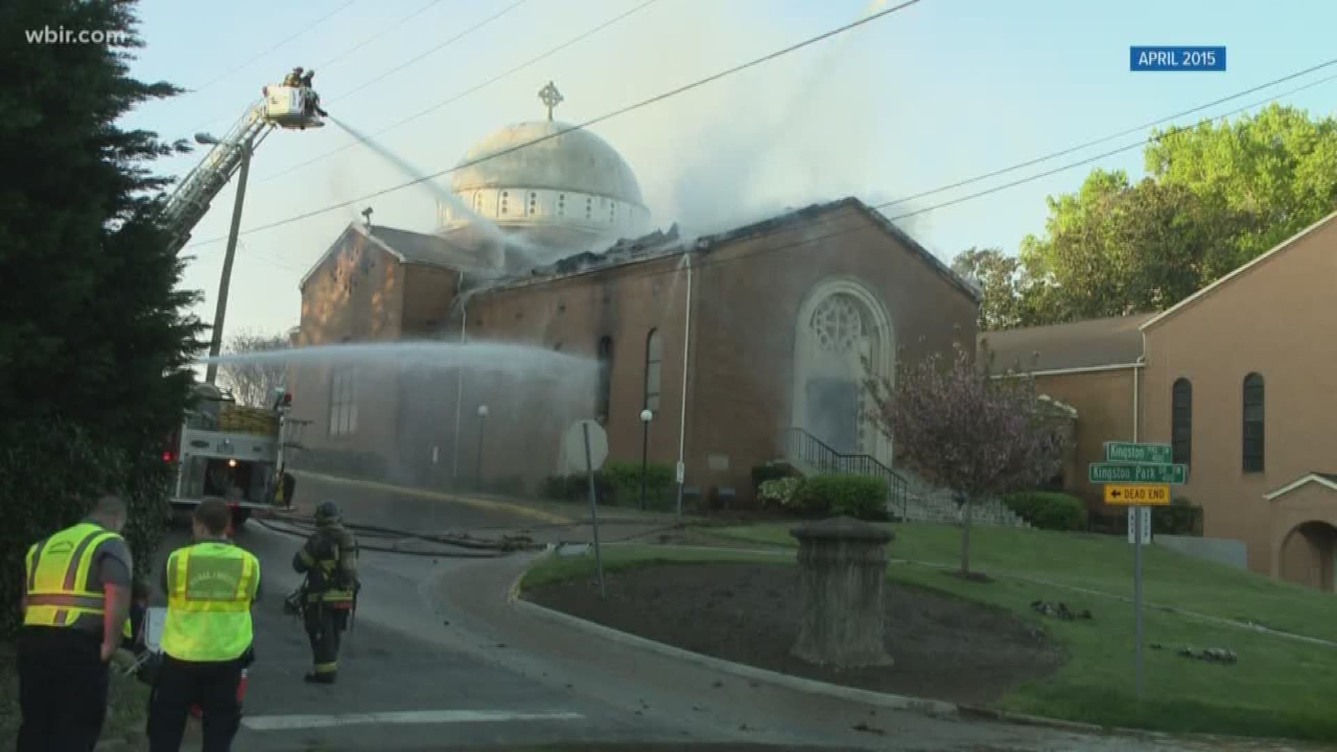 As Parisians grieve over the destruction at Notre Dame--churches here in Knoxville feel their pain. St. George Greek Orthodox Church suffered its own devastating fire and has spent the last four years rebuilding what they lost.