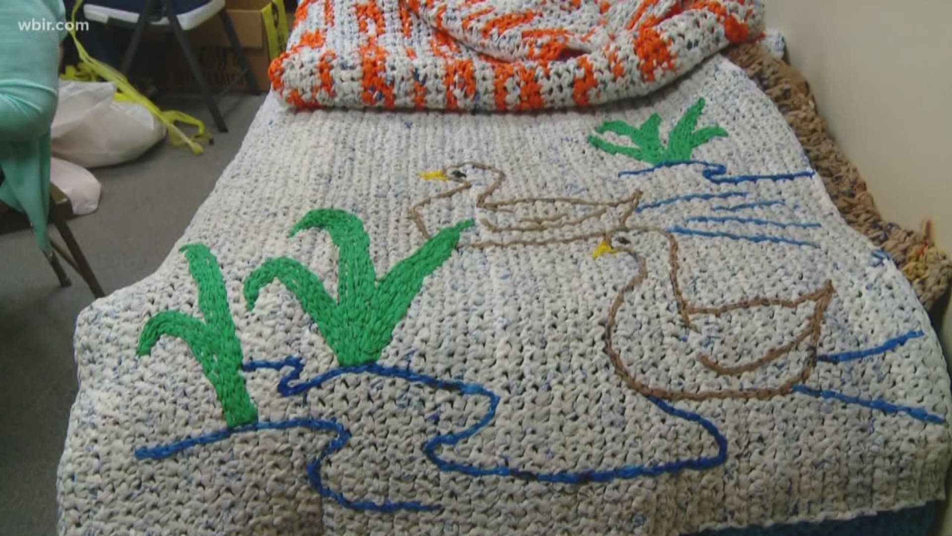When a group of women read a magazine article about making sleeping mats out of grocery bags -- they turned the idea into a ministry.