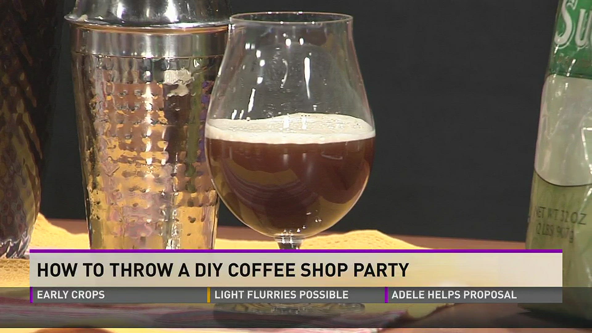 How To Throw A DIY Coffee Shop Party