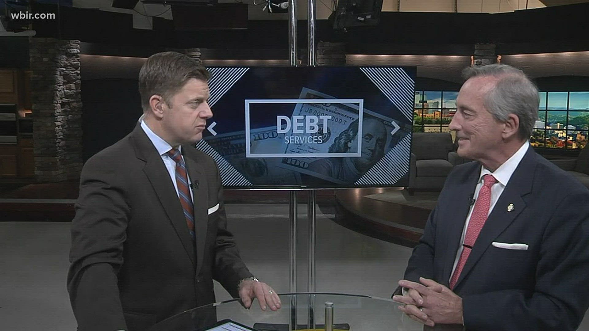 Knox County Mayoral Candidate Bob Thomas discusses debt services and taxes
