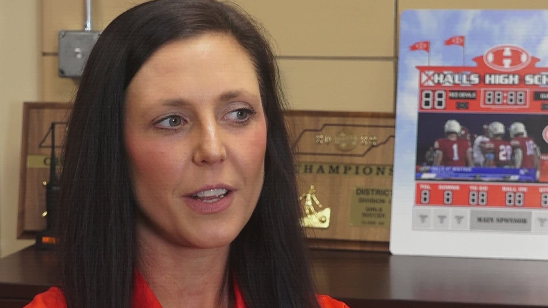 Rebecca Smith is the only female athletic director at the high school level in the entire Knox County district.