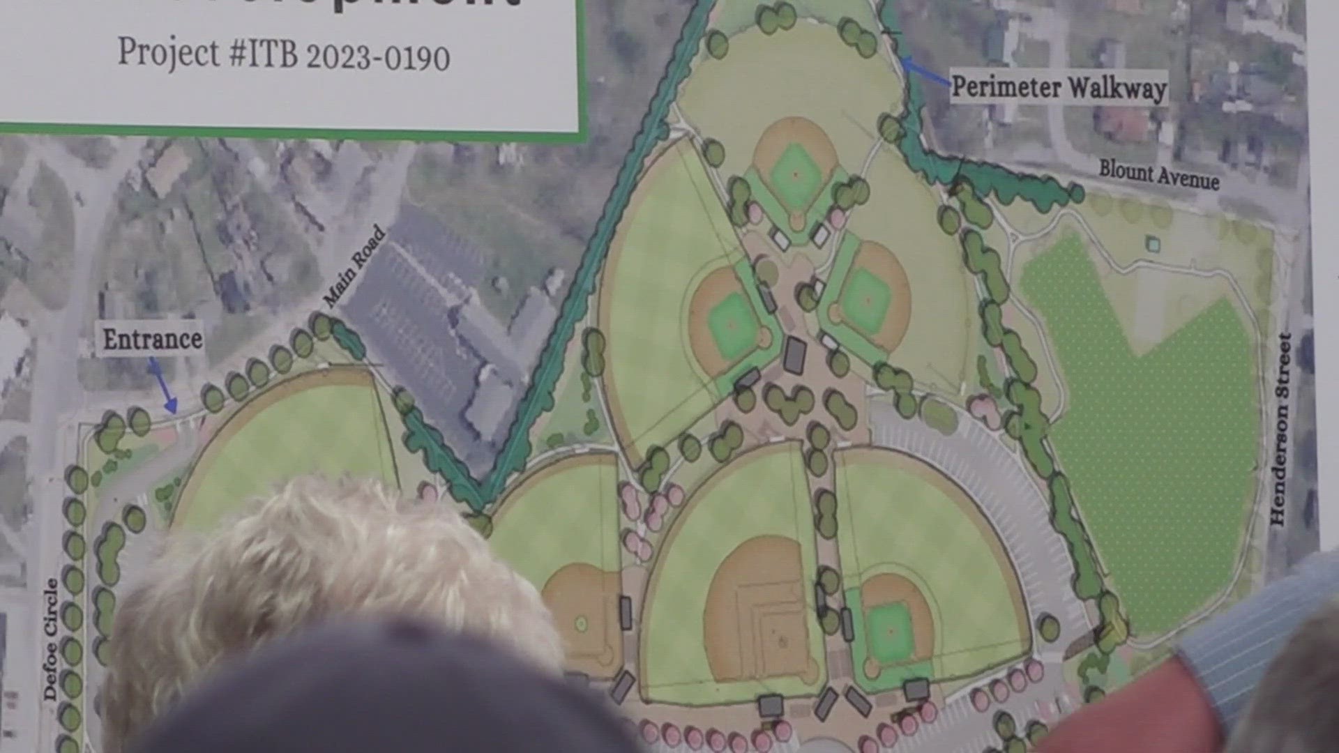 The plan involves upgrading fields for schools and community youth leagues, while also addressing stormwater issues.