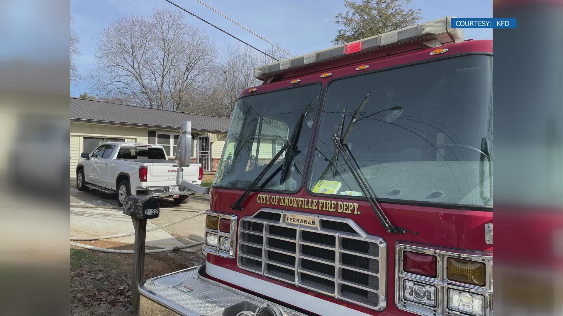 Firefighters responded to a house fire on Amber Street Saturday afternoon. The home has smoke, water and fire damage.