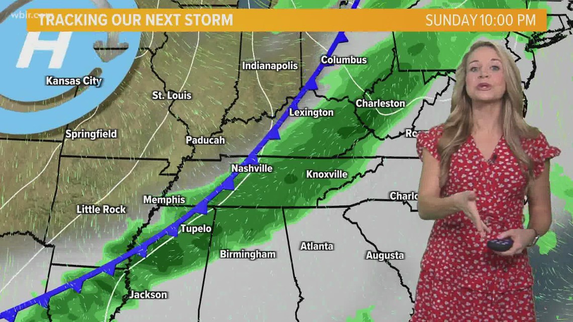 Cold front arrives late Sunday into Monday | wbir.com