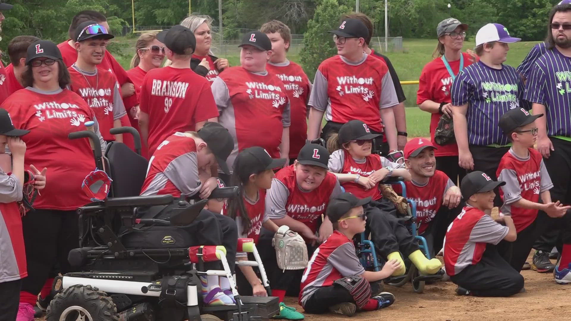 Without Limits is an organization that started in Monroe County six years ago.
the goal is to offer baseball to kids and adults with special needs.