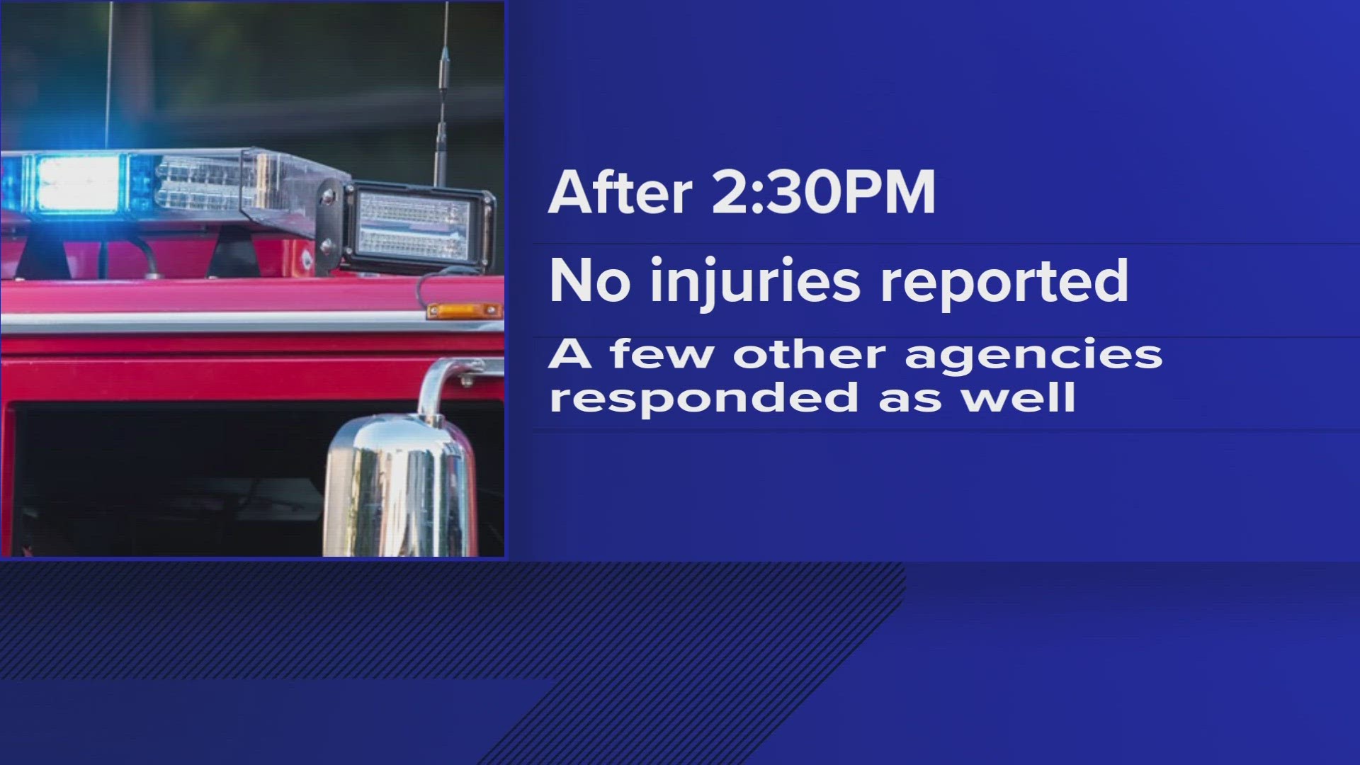 No injuries reported after structure fire around Chapman Highway