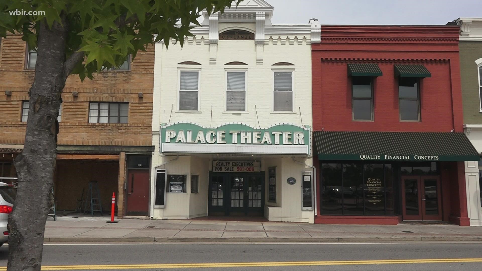 The Palace Theater started as a cabinet shot, transitioned into a movie theater, then found its place as an event space. Now, it's for sale to breathe new life.