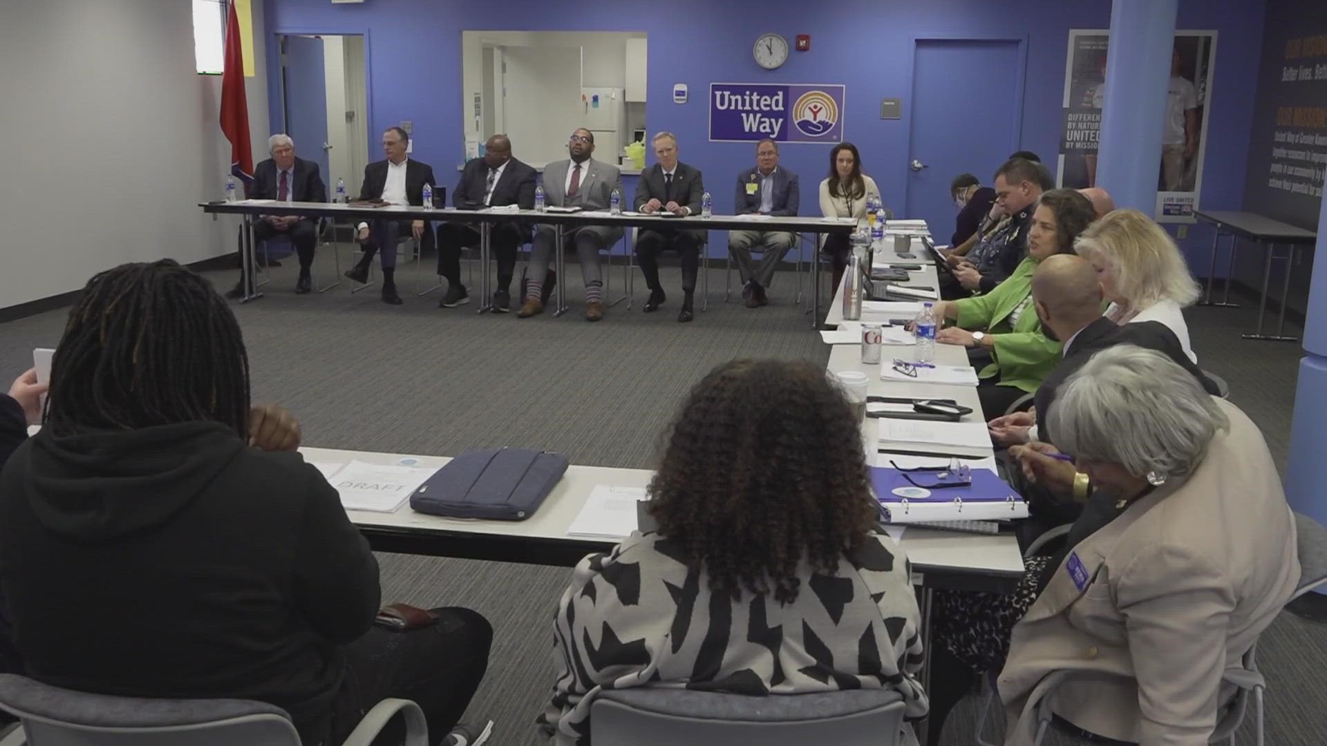 Knoxville Police hosted a meeting to talk about plans to reduce violence in the city. The plans are going to be put into action this year.