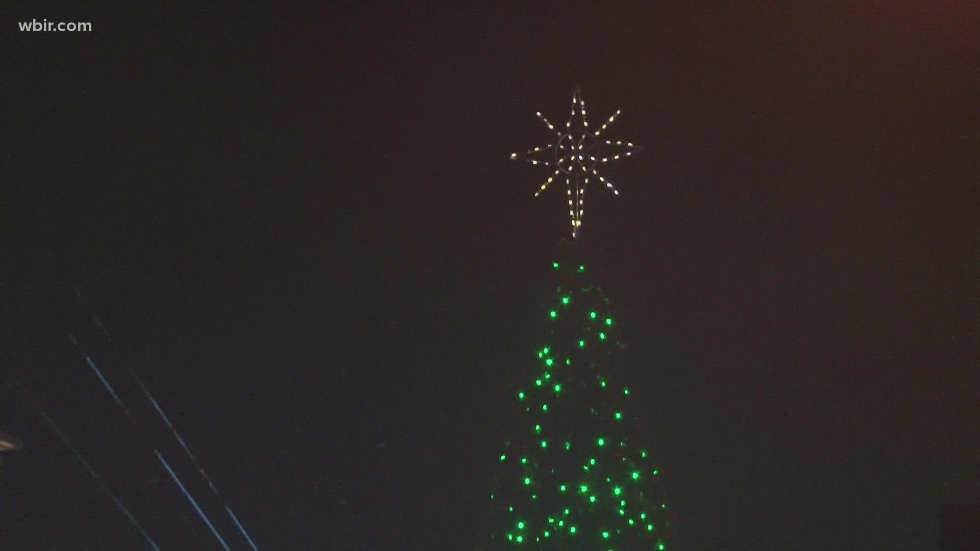 Friday kicked off several holiday events in downtown Knoxville.