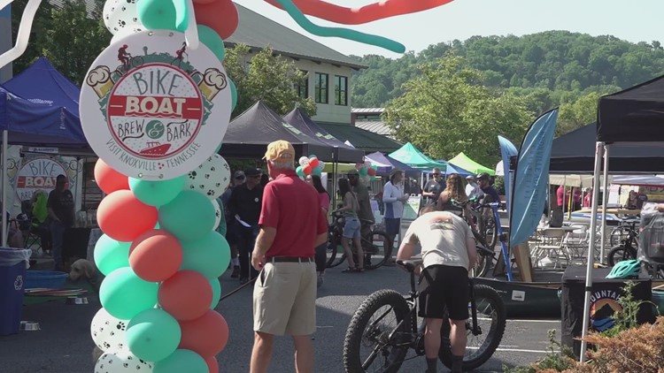 Locals take part in Bike Boat Brew & Bark event, explores Knoxville's urban wilderness
