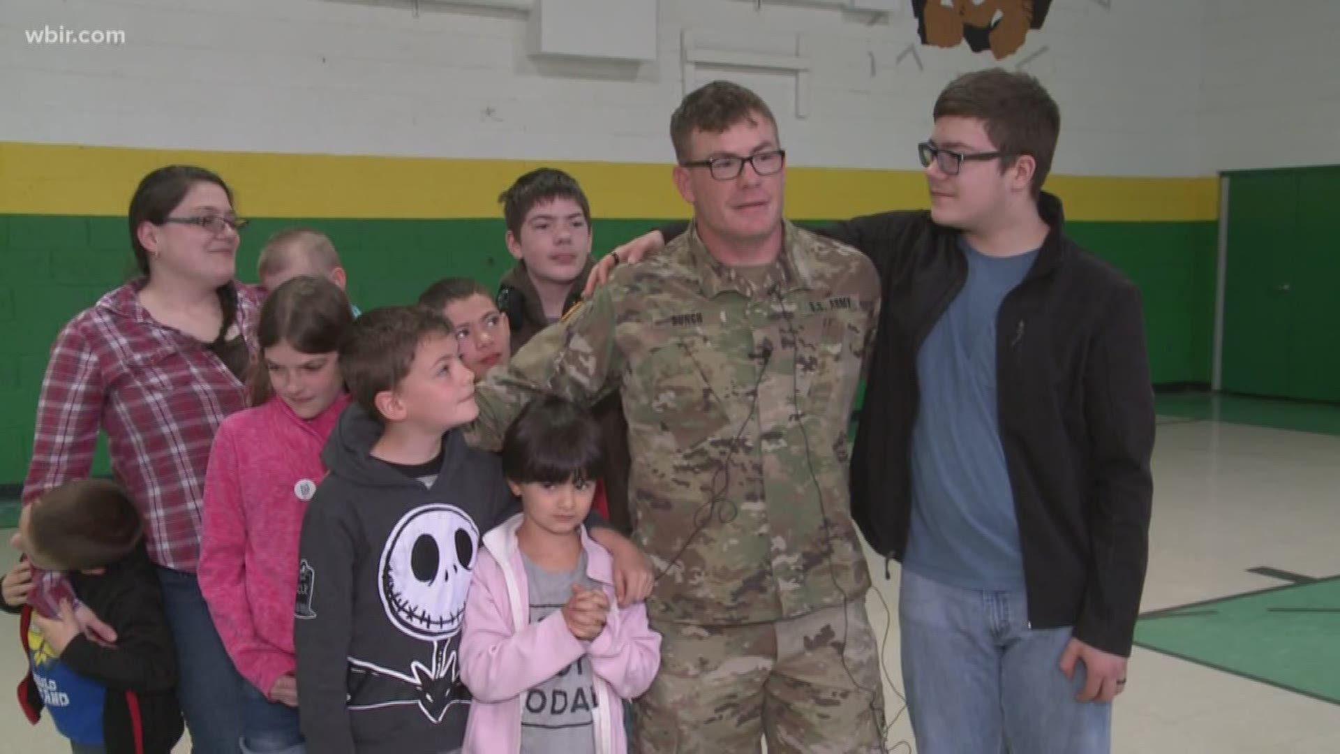 Homecomings for soldiers and their families are always heartwarming, and it was no different for an East Tennessee family today.