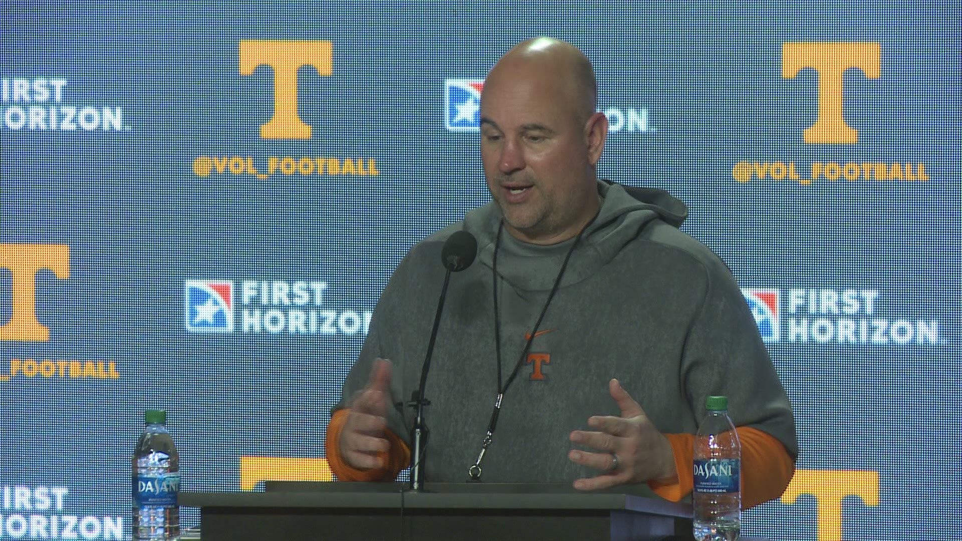 Tennessee football head coach Jeremy Pruitt says the Vols have a handful of options for starting quarterback.