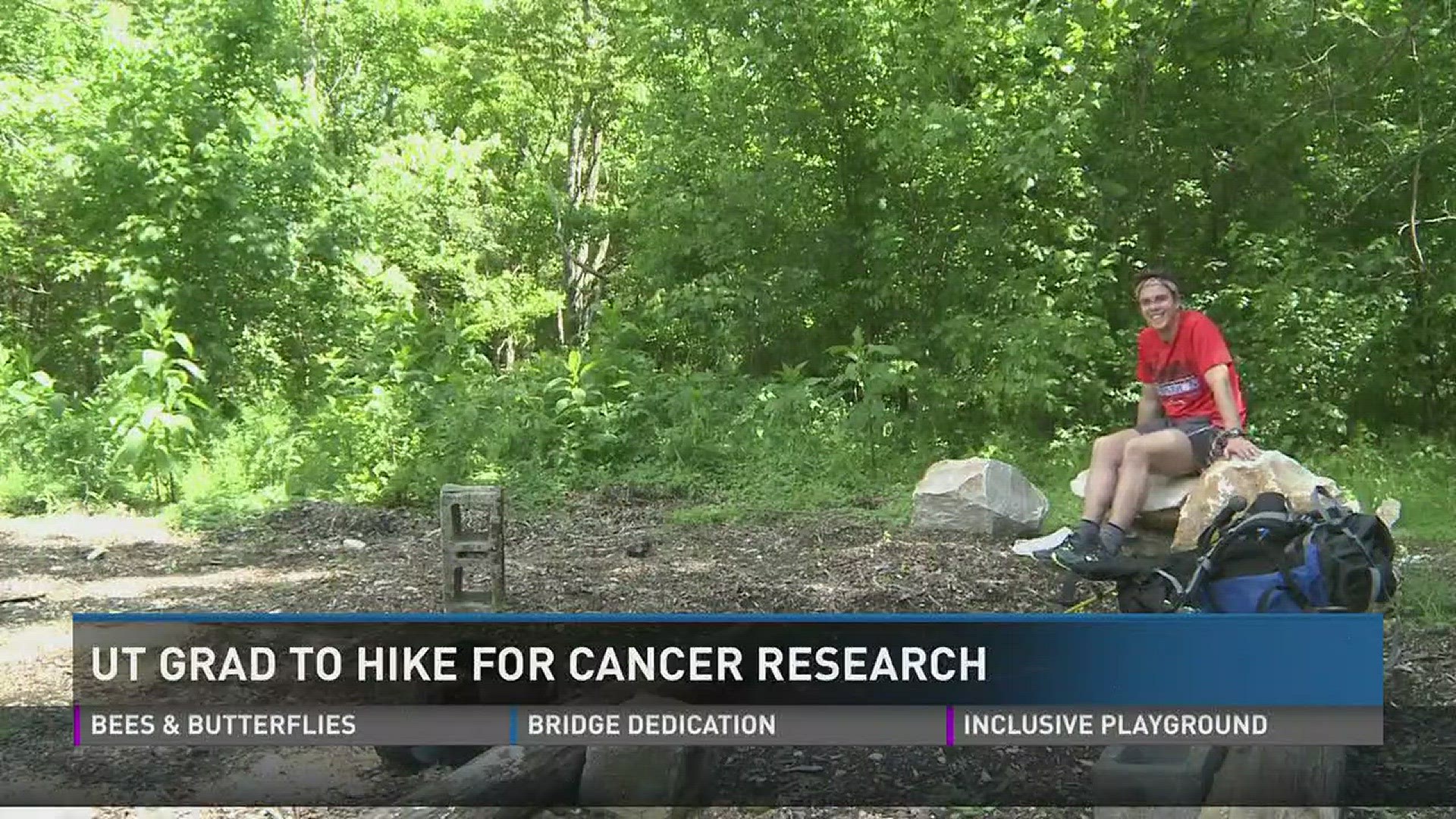 A soon-to-be UT grad will be making a 2,200 mile trek down the AT to raise money for cancer research and to honor his father.