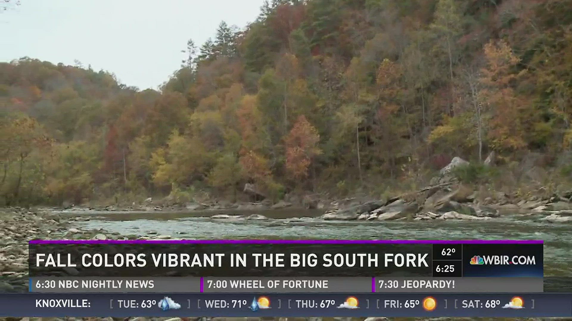The changing leaves are bringing a record number of visitors to the Great Smoky Mountains, but farther note there's a quieter spot to see all that fall foliage. Photojournalist Brian Holt takes us to the Big South Fork.