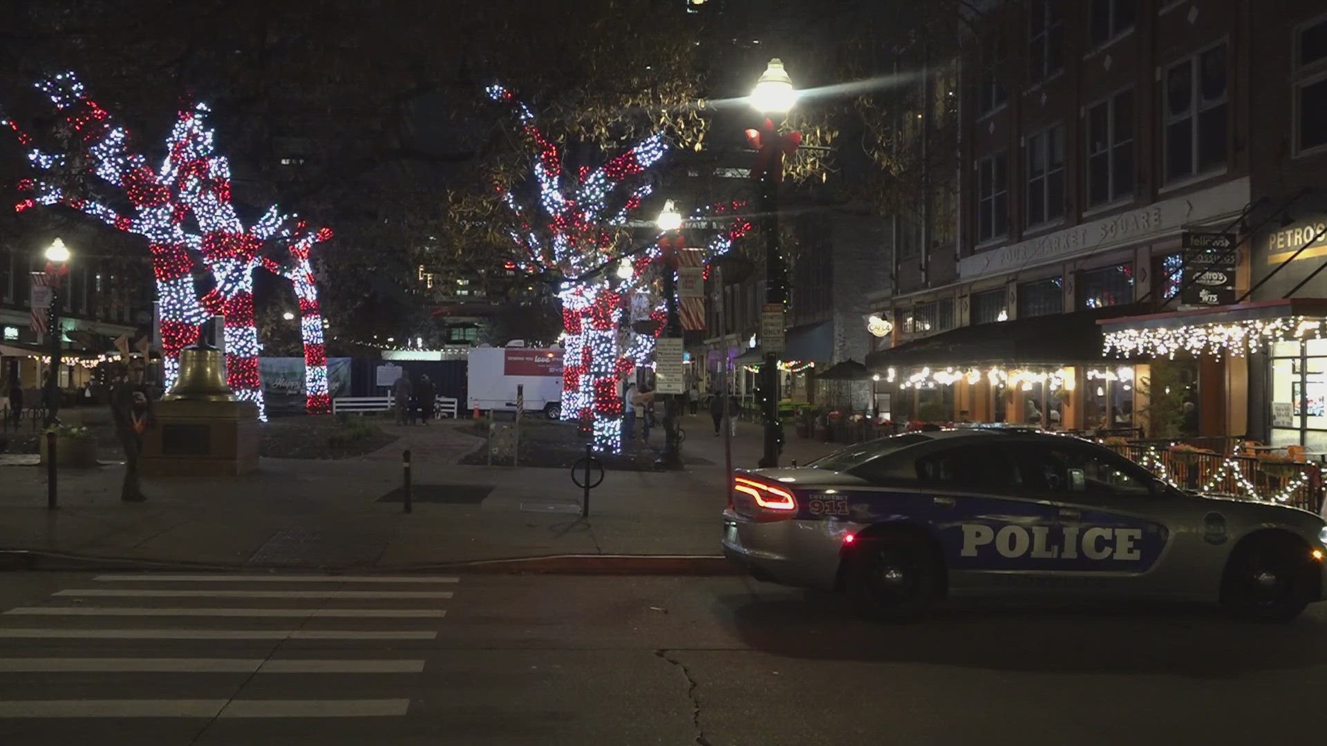 The increase in patrol comes after a shooting in Krutch Park, near Market Square, wounded a person.