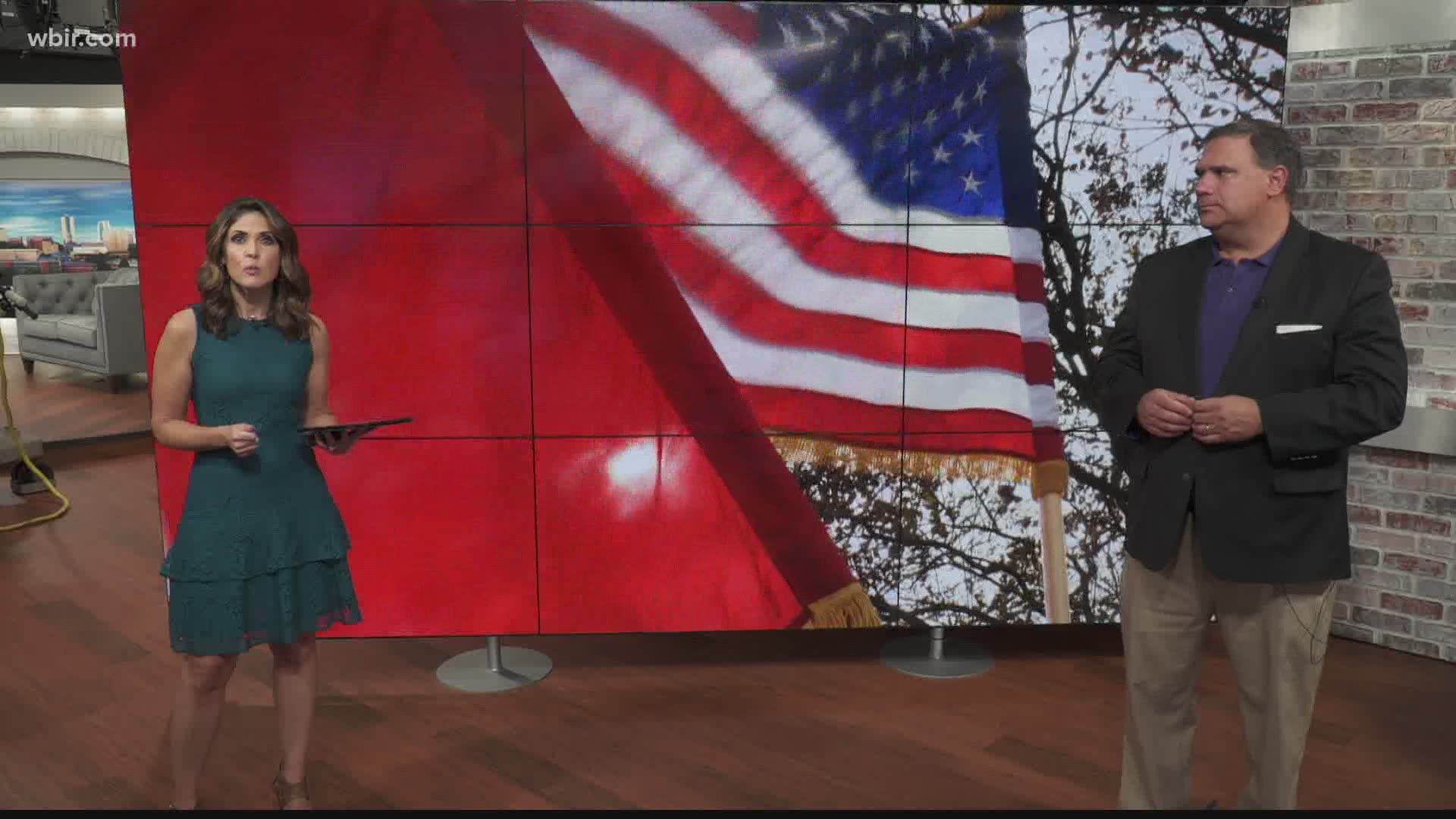 The patriotic exhibit is coming to Knoxville and Maryville this weekend