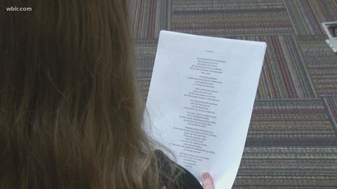 Oak Ridge High School student wins award for poem written about 2016 Gatlinburg wildfires
