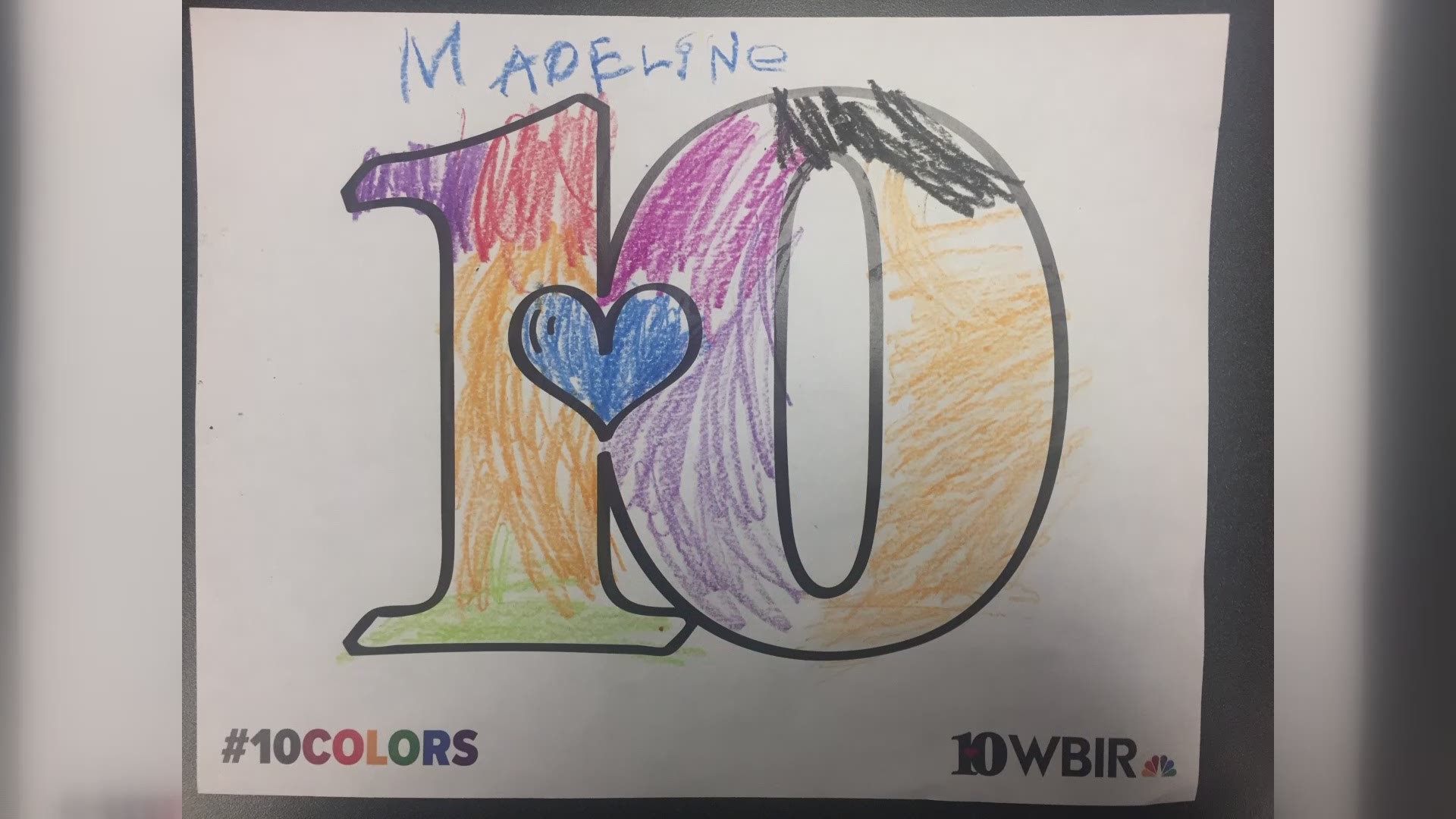Kids were able to color in pictures for the Children's Festival of Reading.