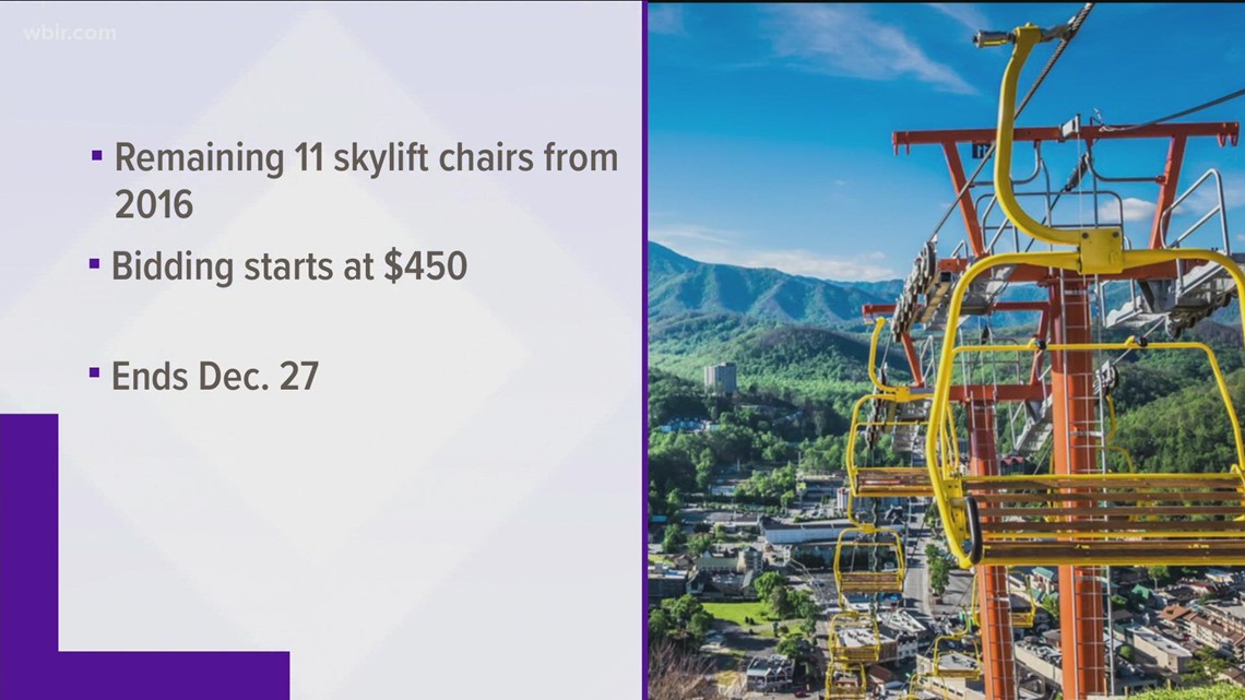 Gatlinburg SkyLift Park sells 11 historic chairs in auction to help