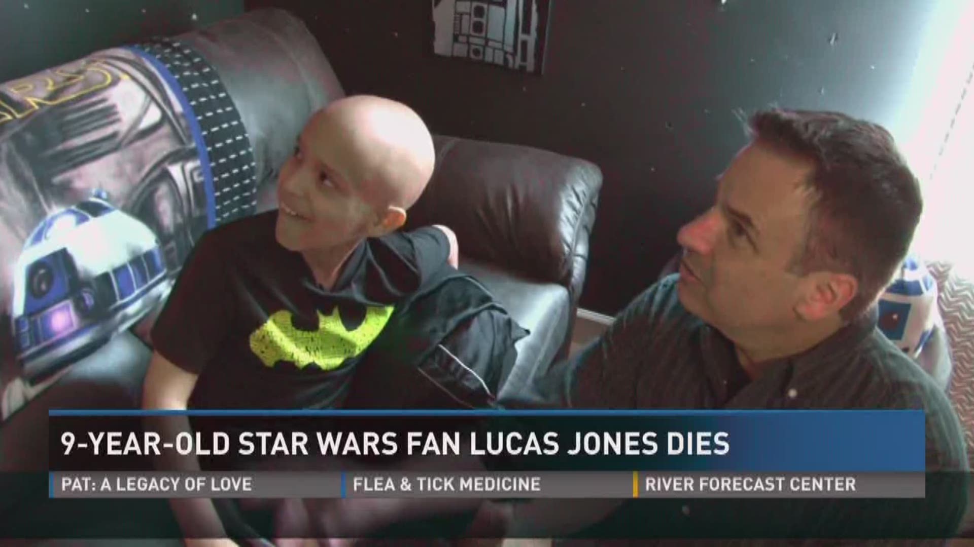 Aug. 30, 2017: A Knoxville boy, a fighter with an infectious smile who's courage in the face of a rare from of cancer inspired people around the world, has died.