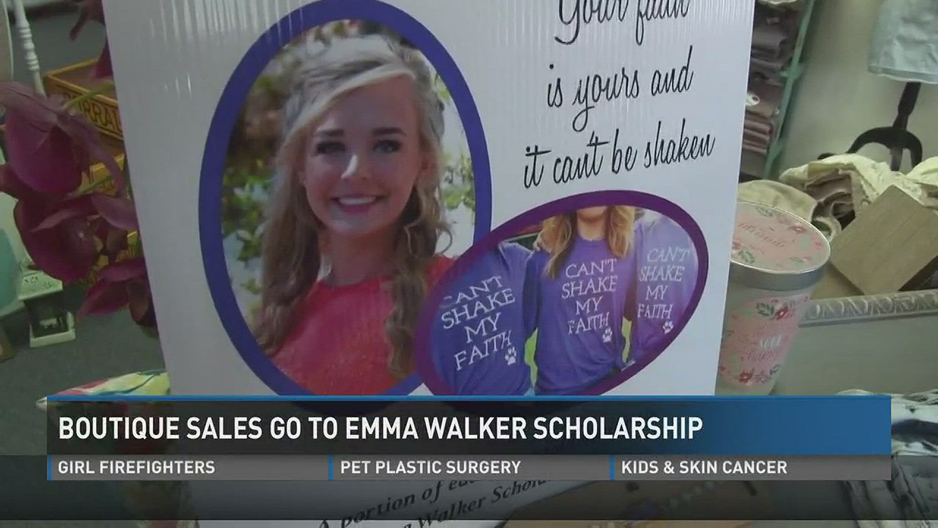 A Fountain City boutique raised funds Thursday to honor the memory of Knoxville teen Emma Walker.