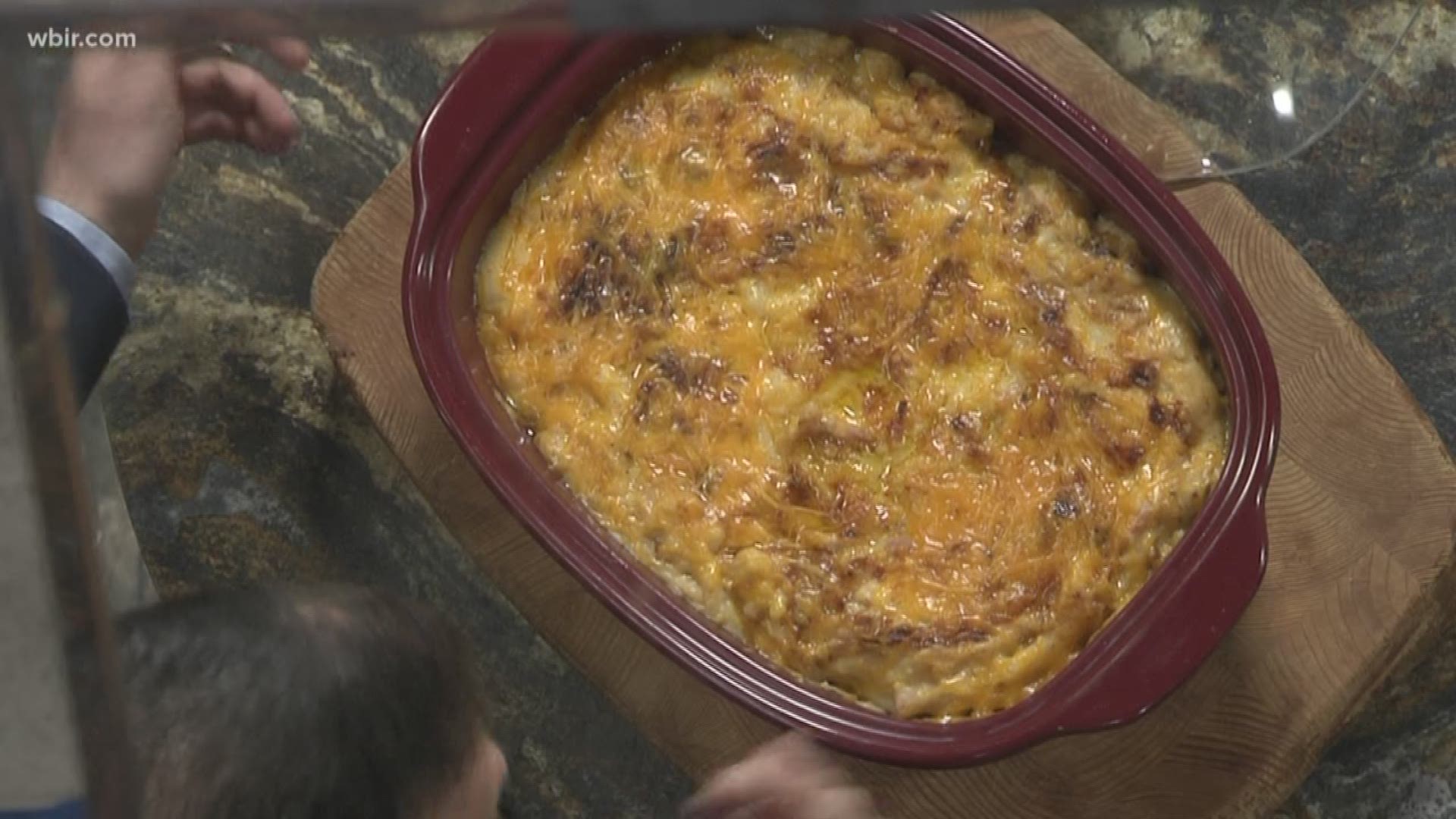 Melissa Graves from Donna's Old Town Cafe joins us in the kitchen to make ham and potato casserole.