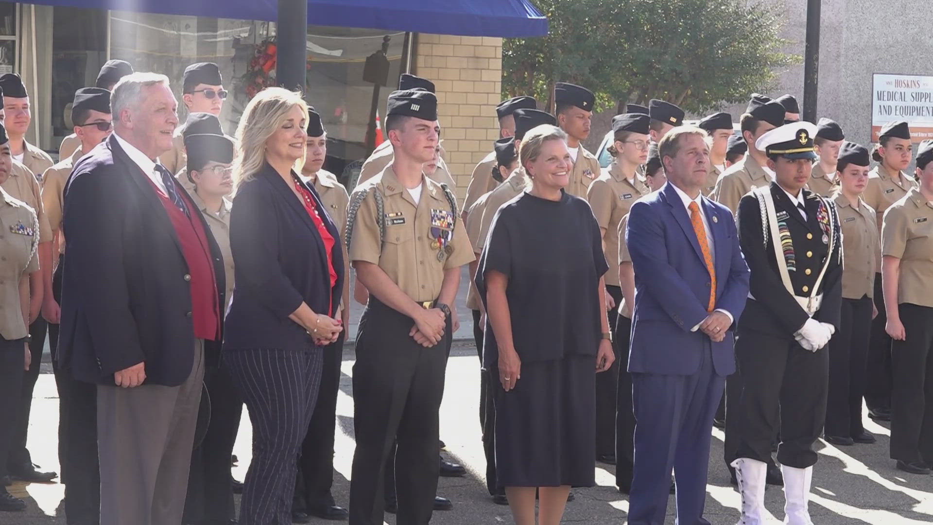 The ceremony honored three JROTC programs available in Anderson County Schools.