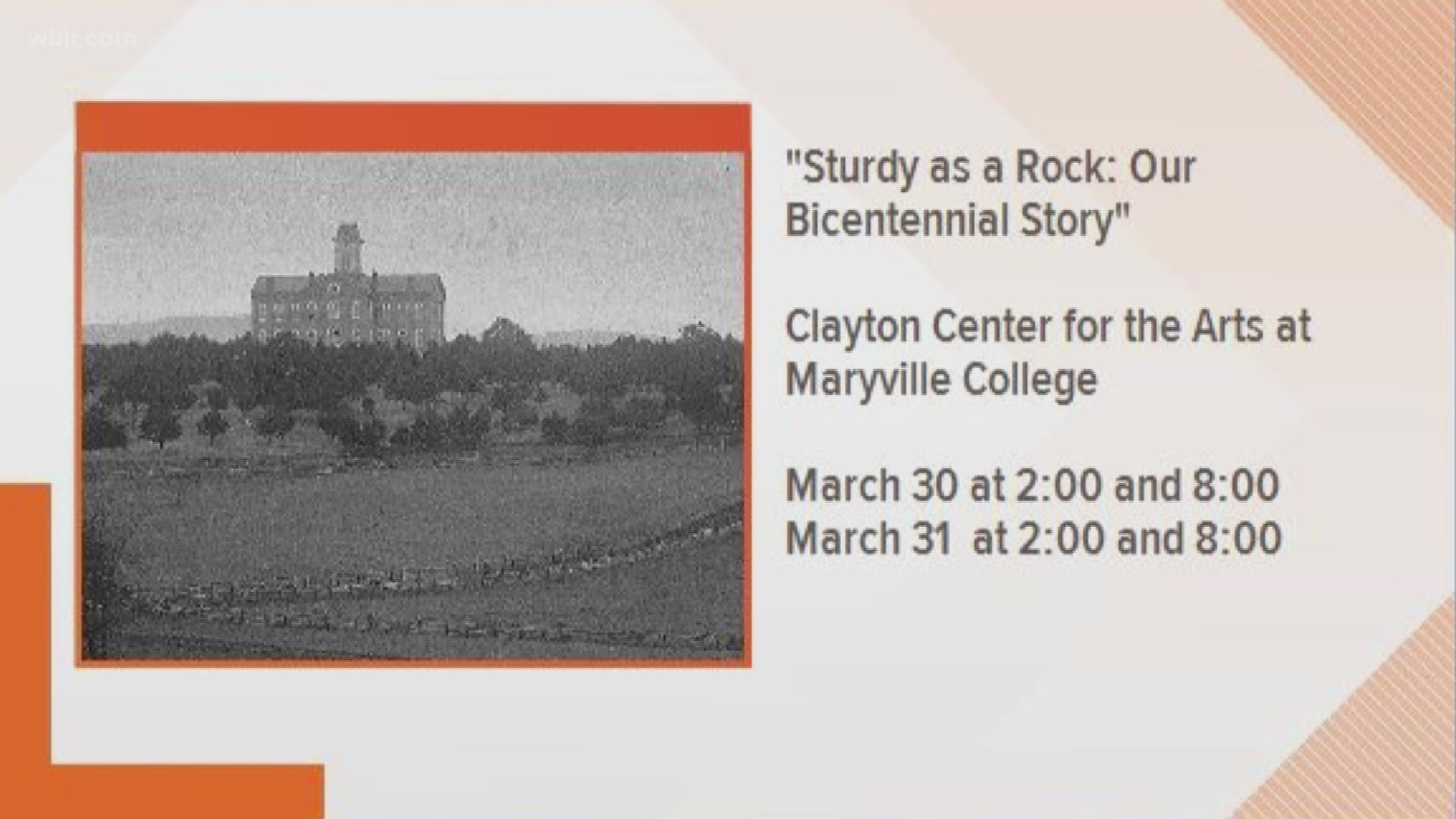 Original musical tells the story of the founding of Maryville College 200 years ago.