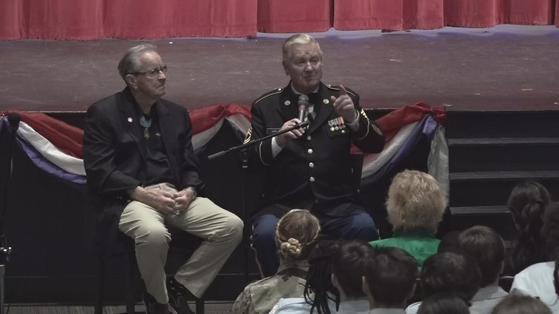 Hundreds of students across the area had a chance to meet some of the 65 living Medal of Honor recipients.