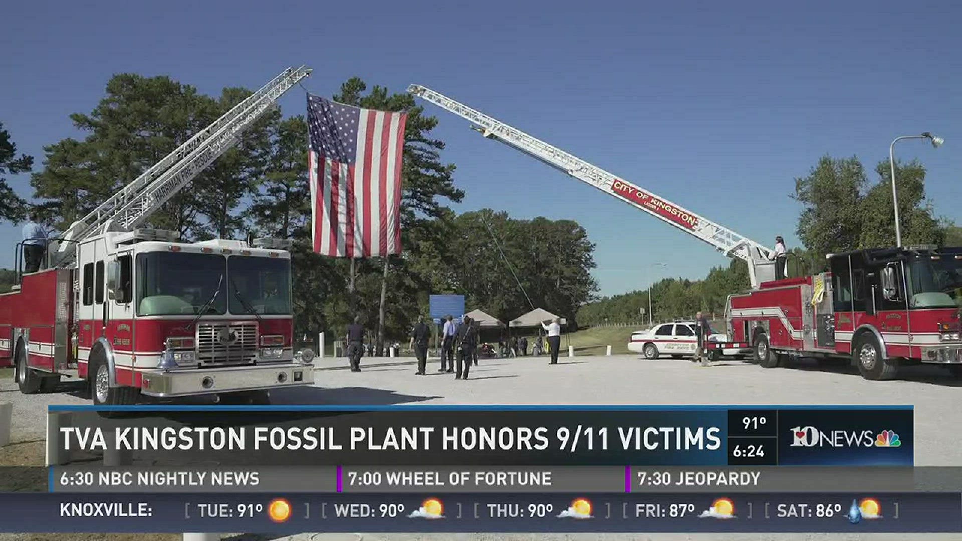 Sept. 12, 2016: The employees of the plant gathered Monday to honor the victims lost as a result of the Sept. 11, 2001 deadly terror attacks.