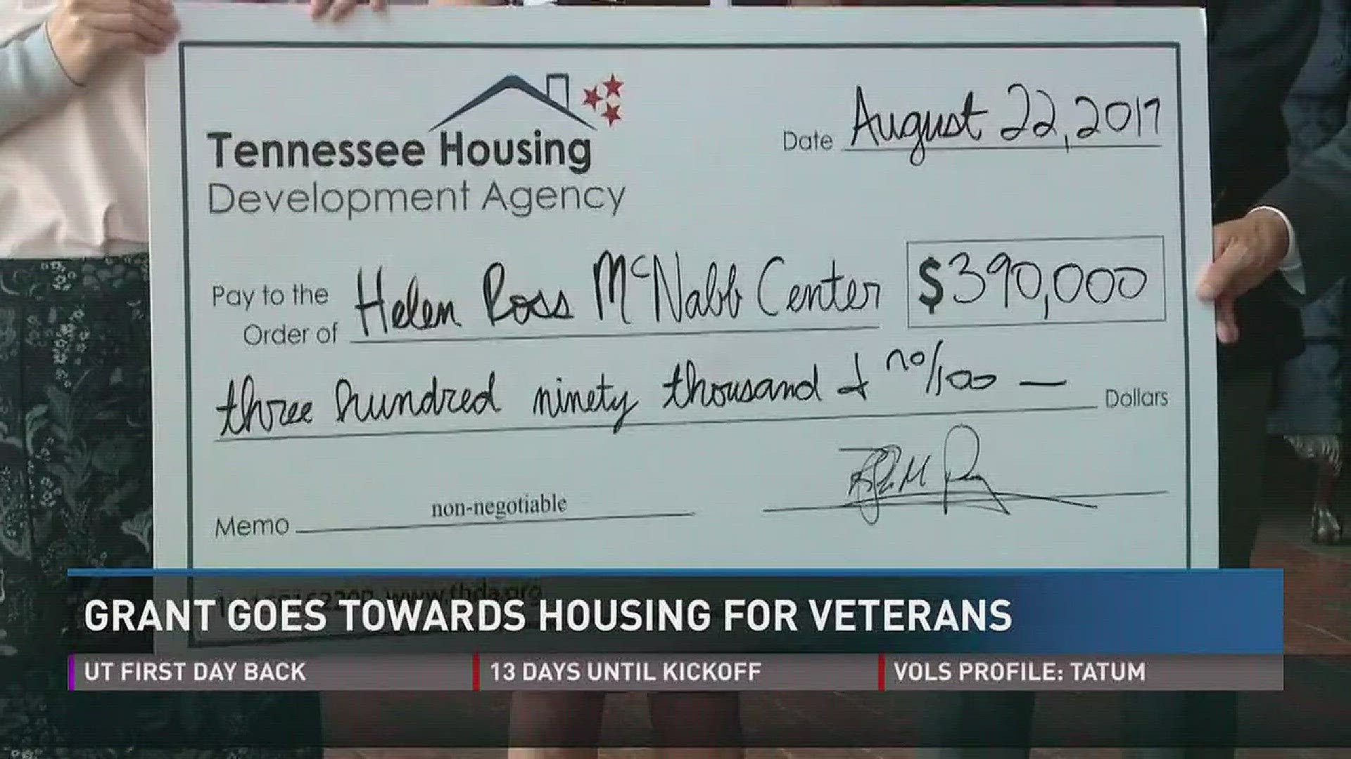 Aug. 22, 2017: The Helen Ross McNabb Center will use a $390,000 grant to provide 10 veterans with apartments.